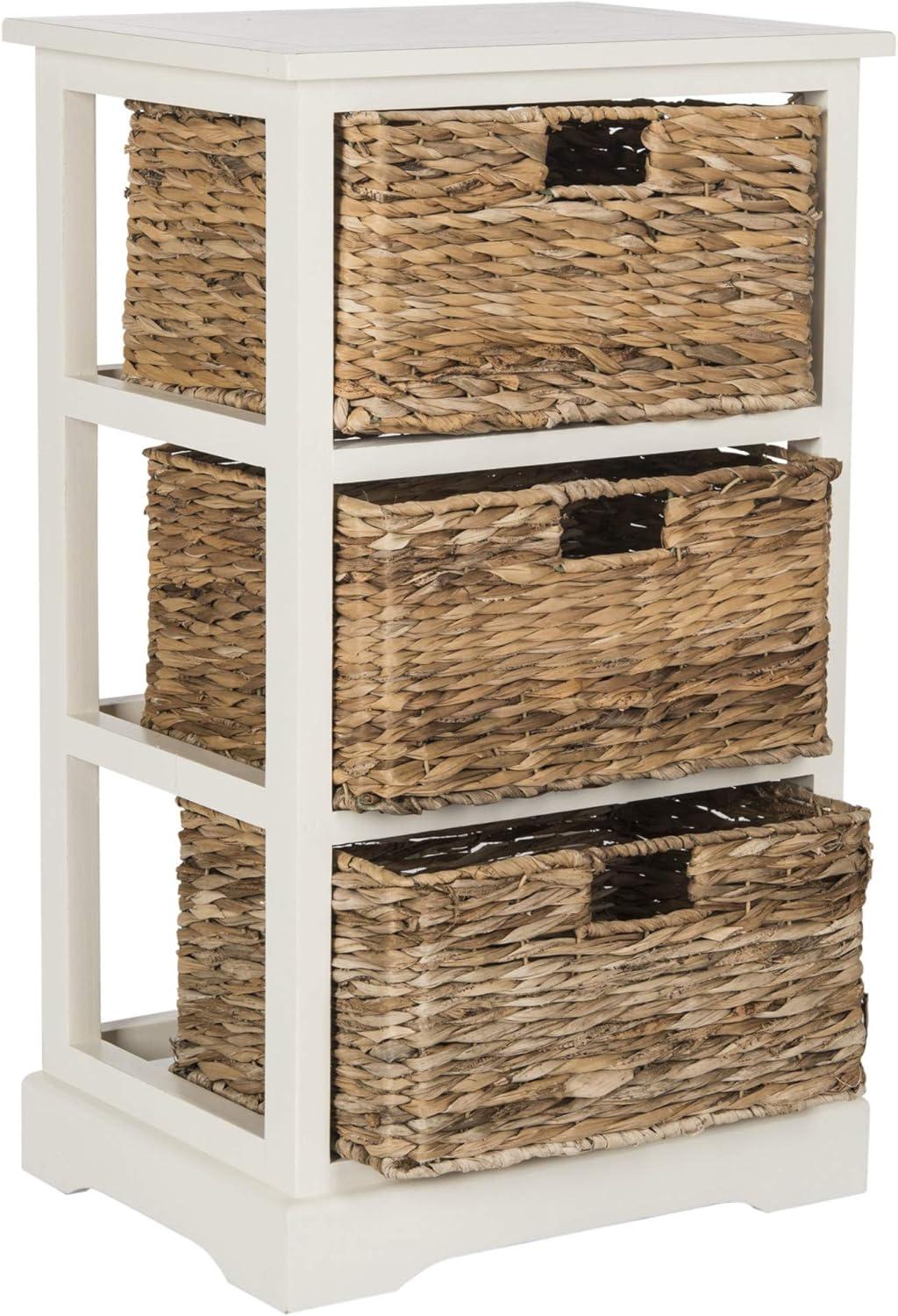 Halle Storage Side Table - AMH5738 - Cherry - Safavieh Couture
