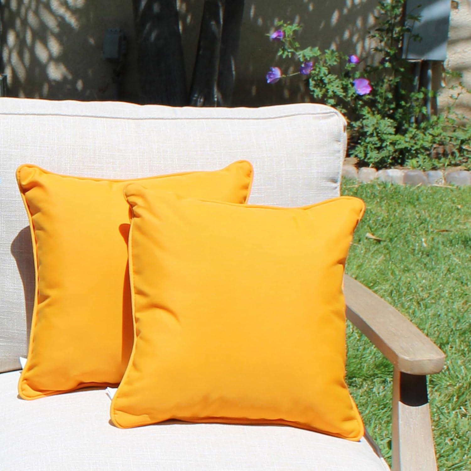 Element Synthetic Throw Square Indoor/Outdoor Pillow Cover & Insert (Set of 2)
