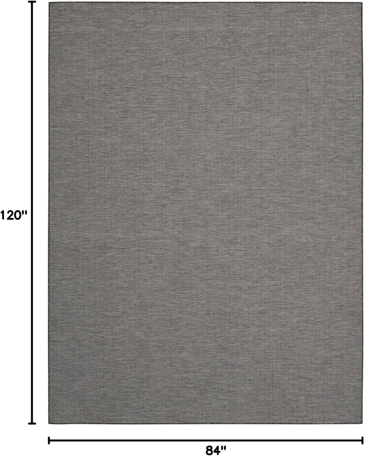 Nourison Positano POS01 Indoor/outdoor Area Rug - Charcoal 7' x 10'
