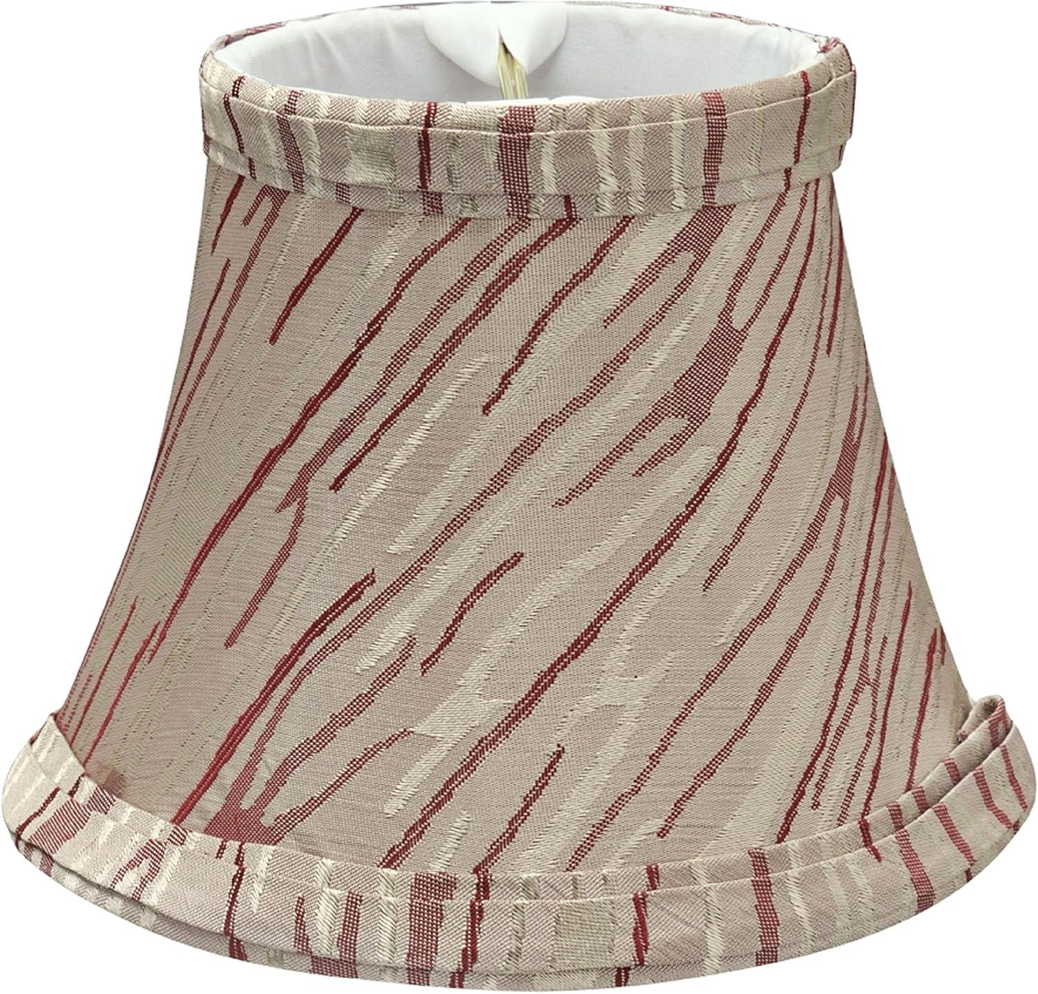 4'' H Textured Fabric Bell Lamp Shade (Set of 6)