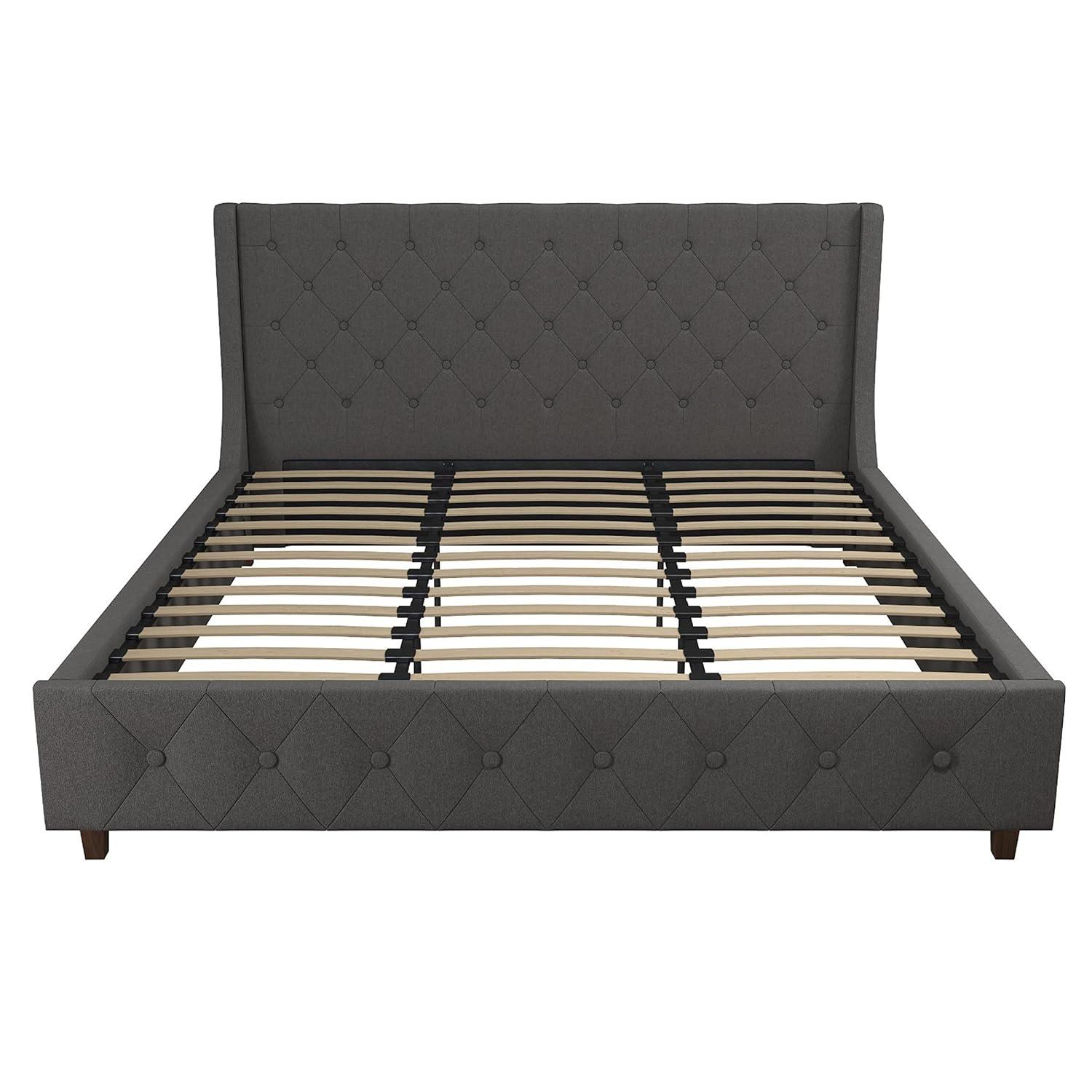 CosmoLiving by Cosmopolitan Mercer Tufted Upholstered Platform Bed
