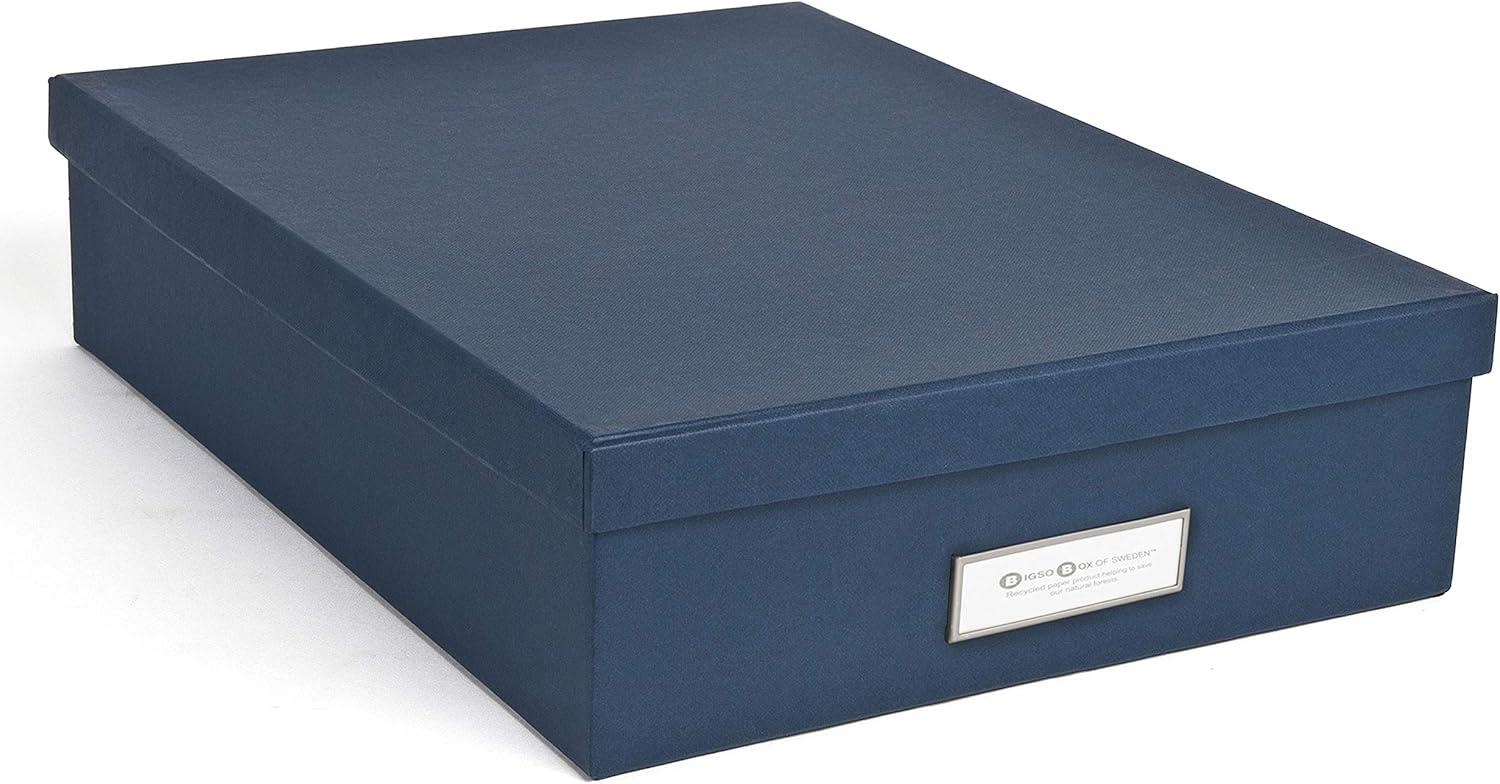 Bigso Oskar Document/Letter Box, Navy