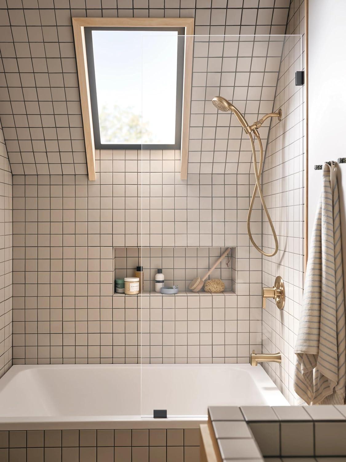 Beric Tub & Shower Faucet with Handheld Showerhead, Valve Included