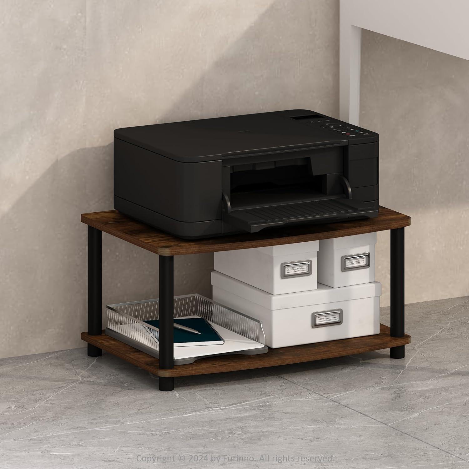 Furinno Turn-N-Tube 11'' H x 24'' W Printer Stand