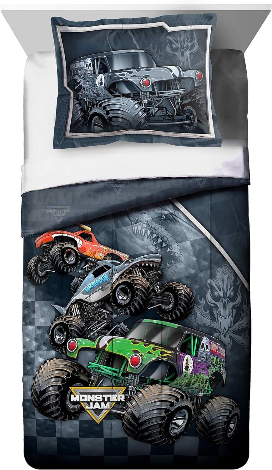 Monster Jam Slash Bedding Set w/ Sham