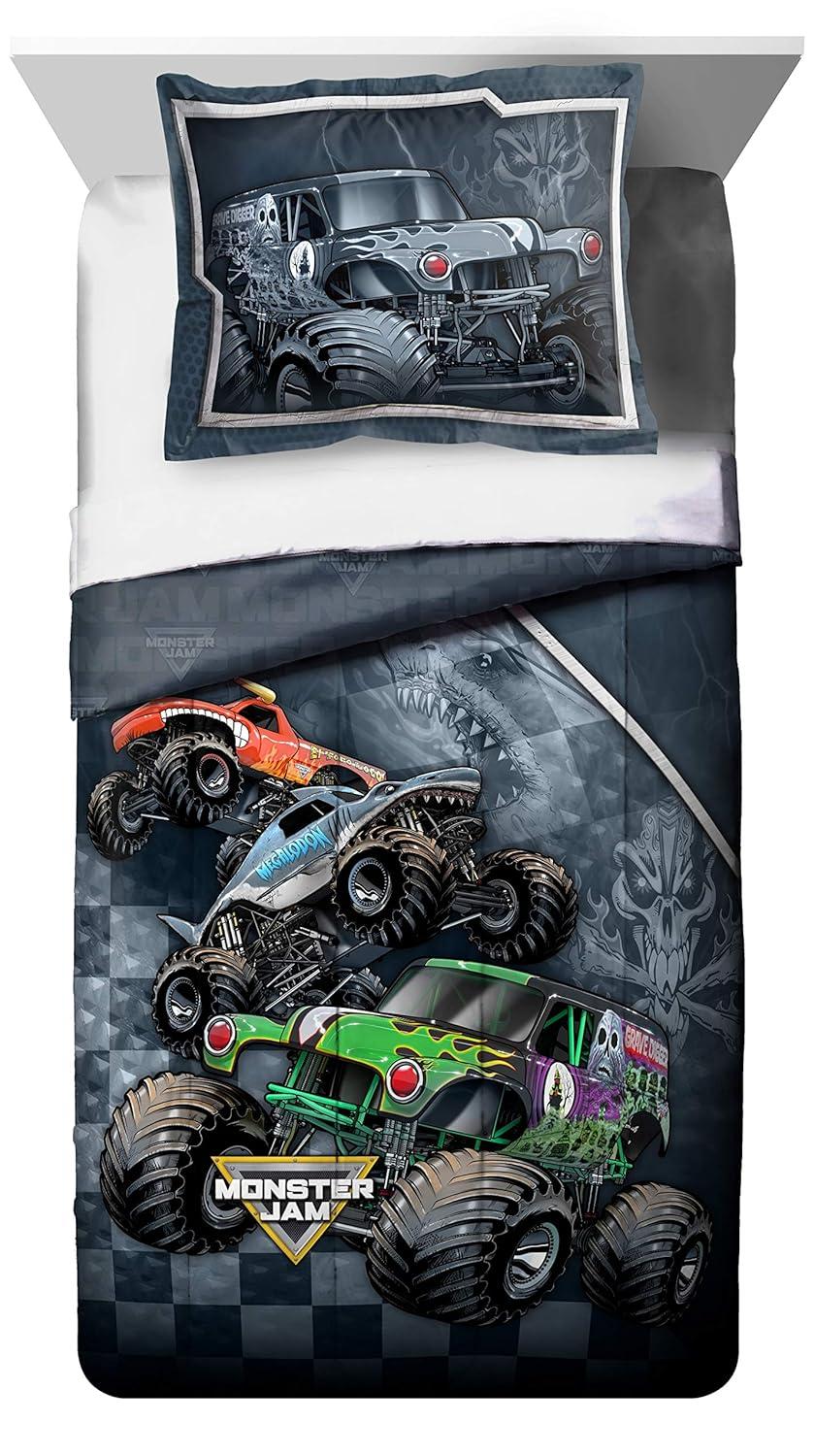 Monster Jam Slash Bedding Set w/ Sham