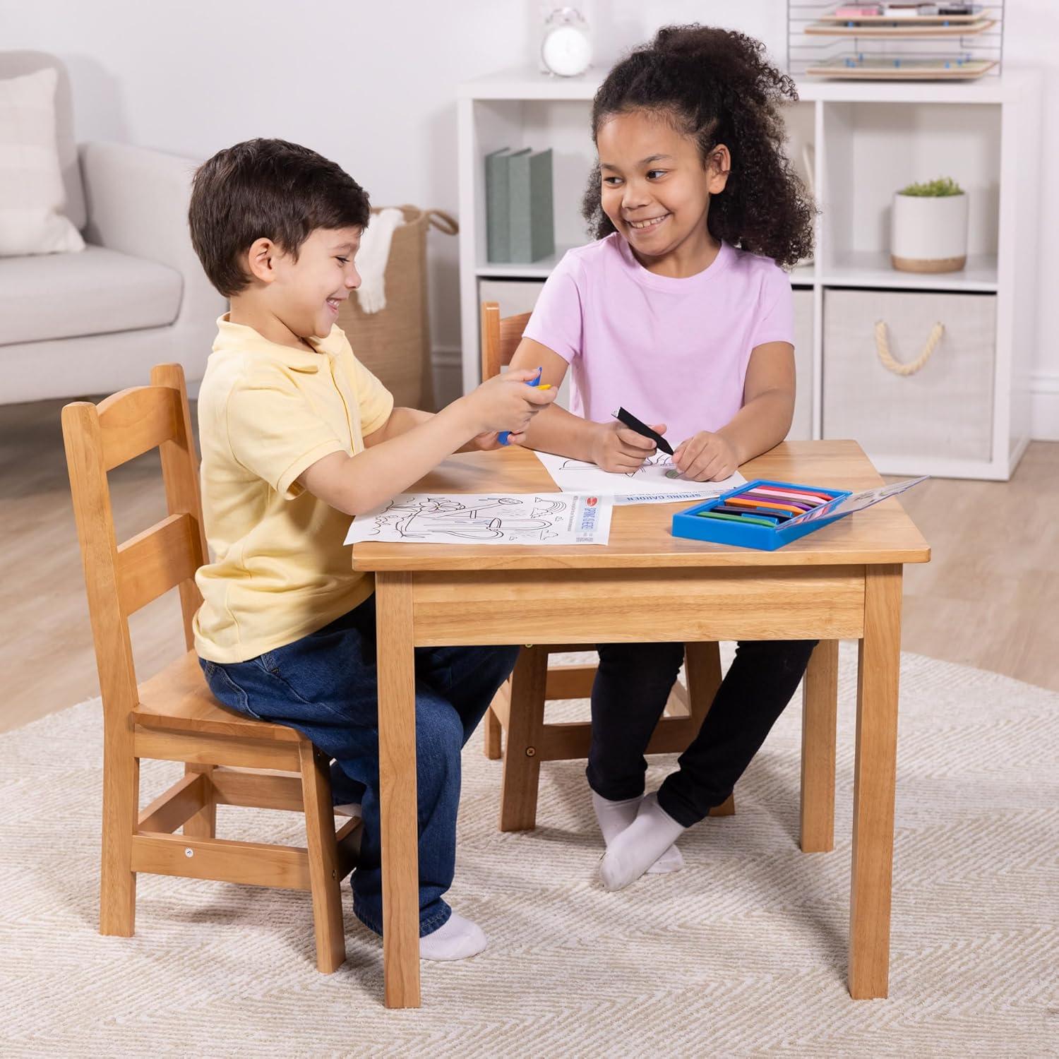 Melissa & Doug Kids Play Or Activity Table and Chair Set