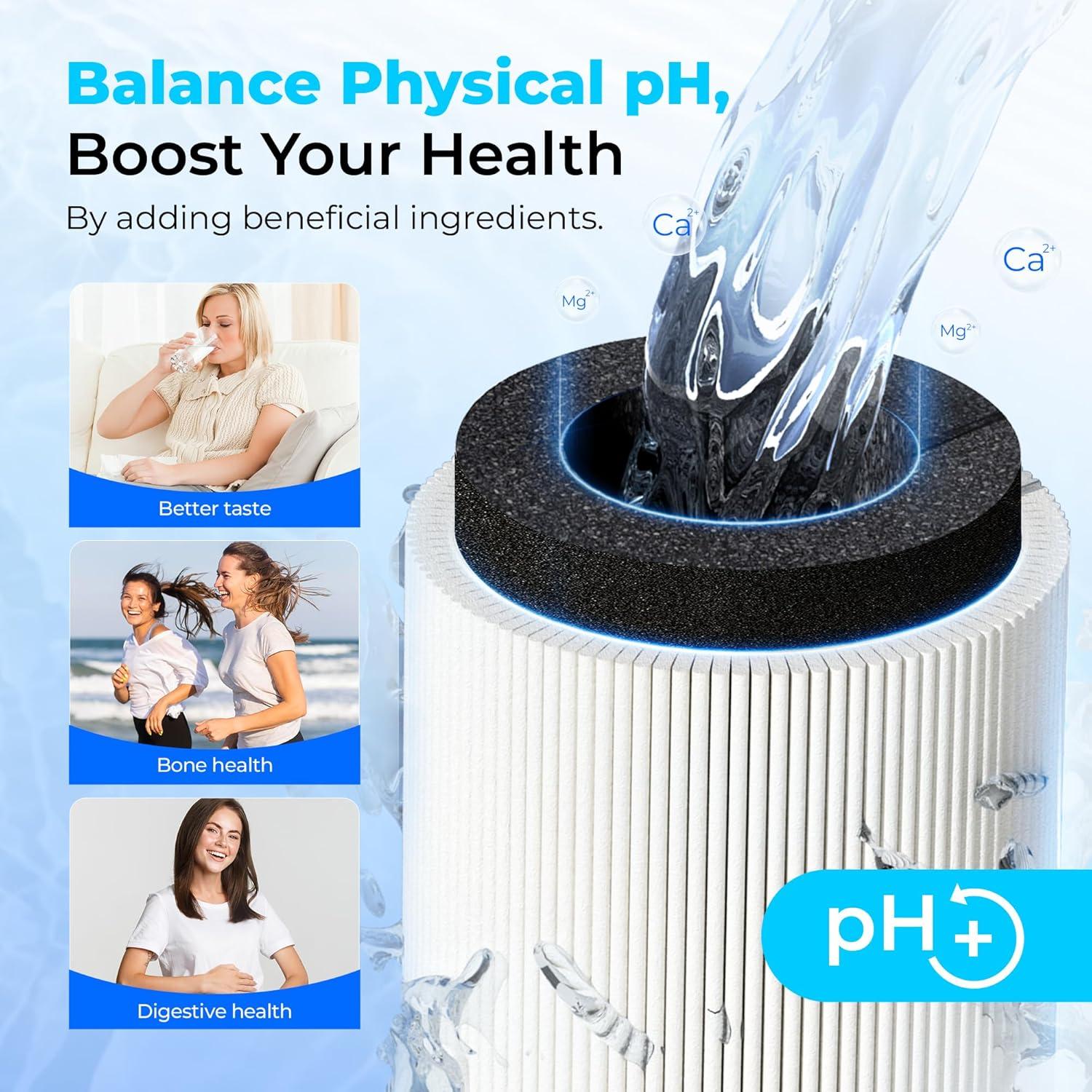 Waterdrop TSA 8 Layer Under Sink Water Filter System, WD-10GC Under Sink Water Filter, Reduces PFAS, PFOA/PFOS, Fluoride, Chlorine, Bad Taste & Odor, NSF/ANSI 42 Certified Element