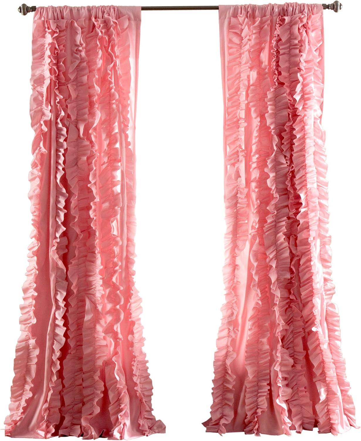 Lush Decor Bohemian Semi-Sheer Curtain Panel
