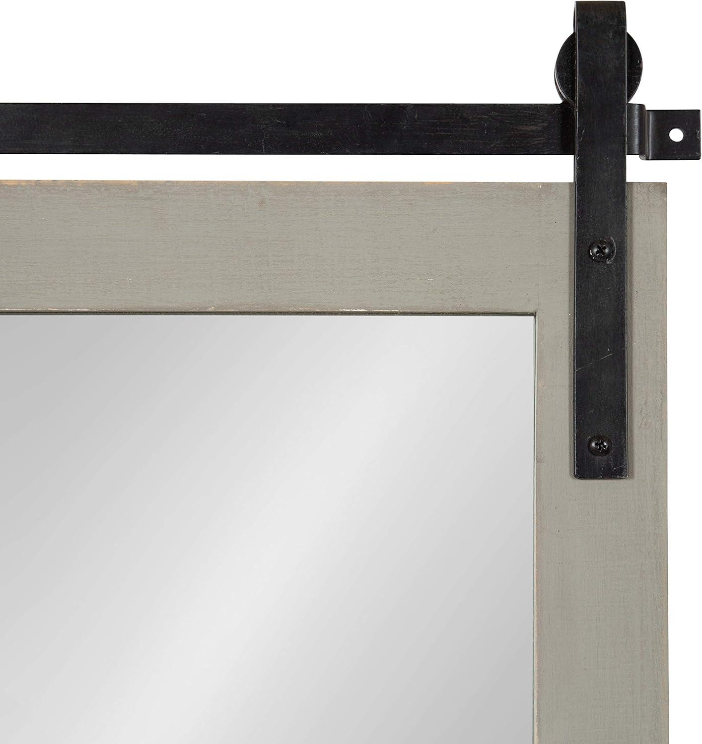 18&#34; x 28&#34; Cates Functional Wall Mirror Gray - Kate &#38; Laurel All Things Decor