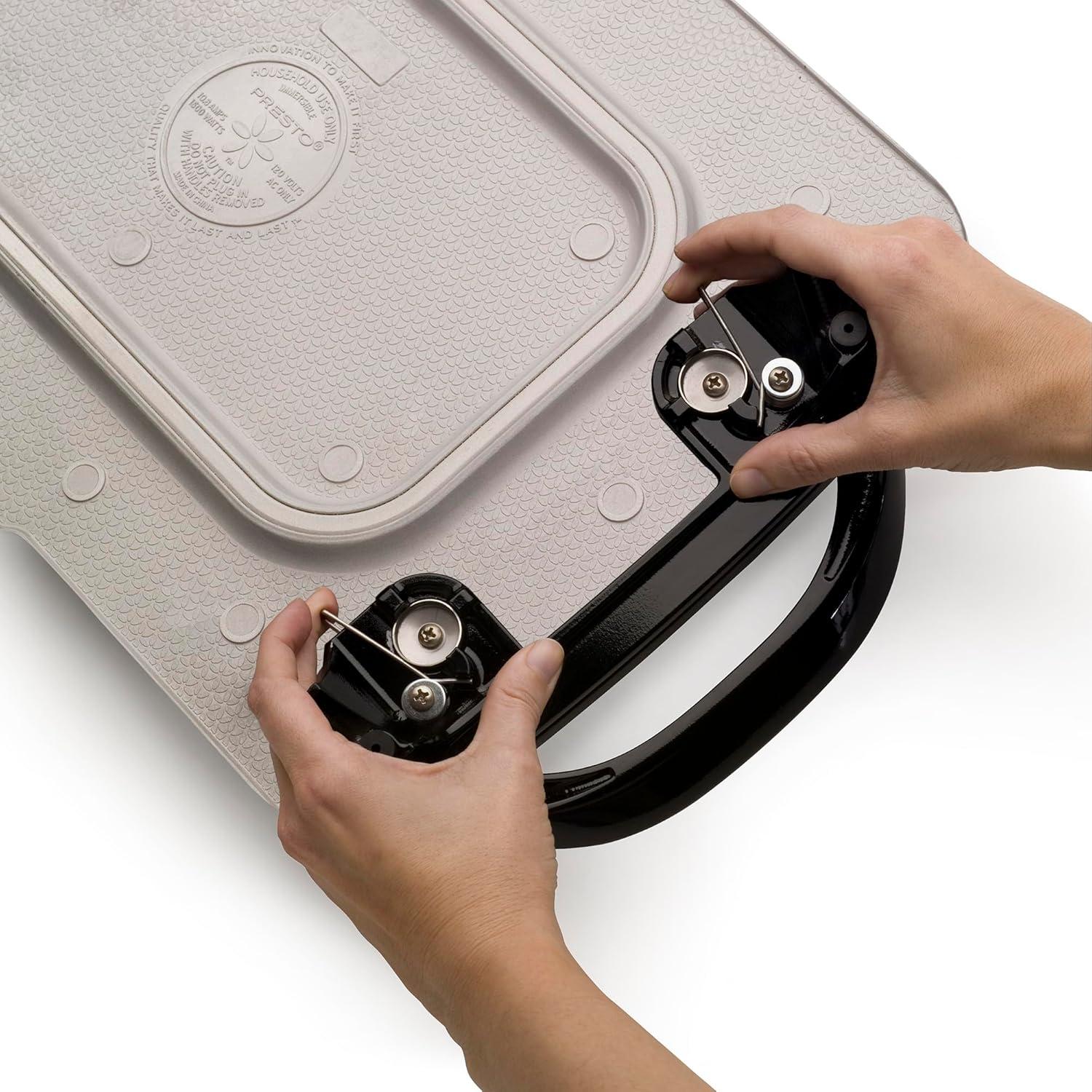 Presto 22 in Electric Griddle - Extra Large Cooking Surface, Non Stick, Fast & Even Heating