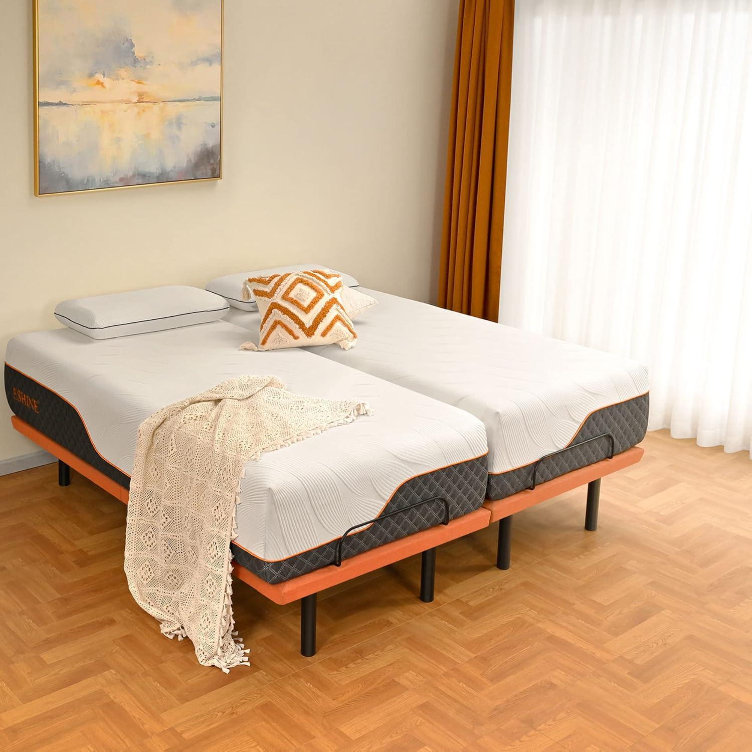 Zero Gravity Adjustable Bed with 14" Hybrid Mattress E3000 Series