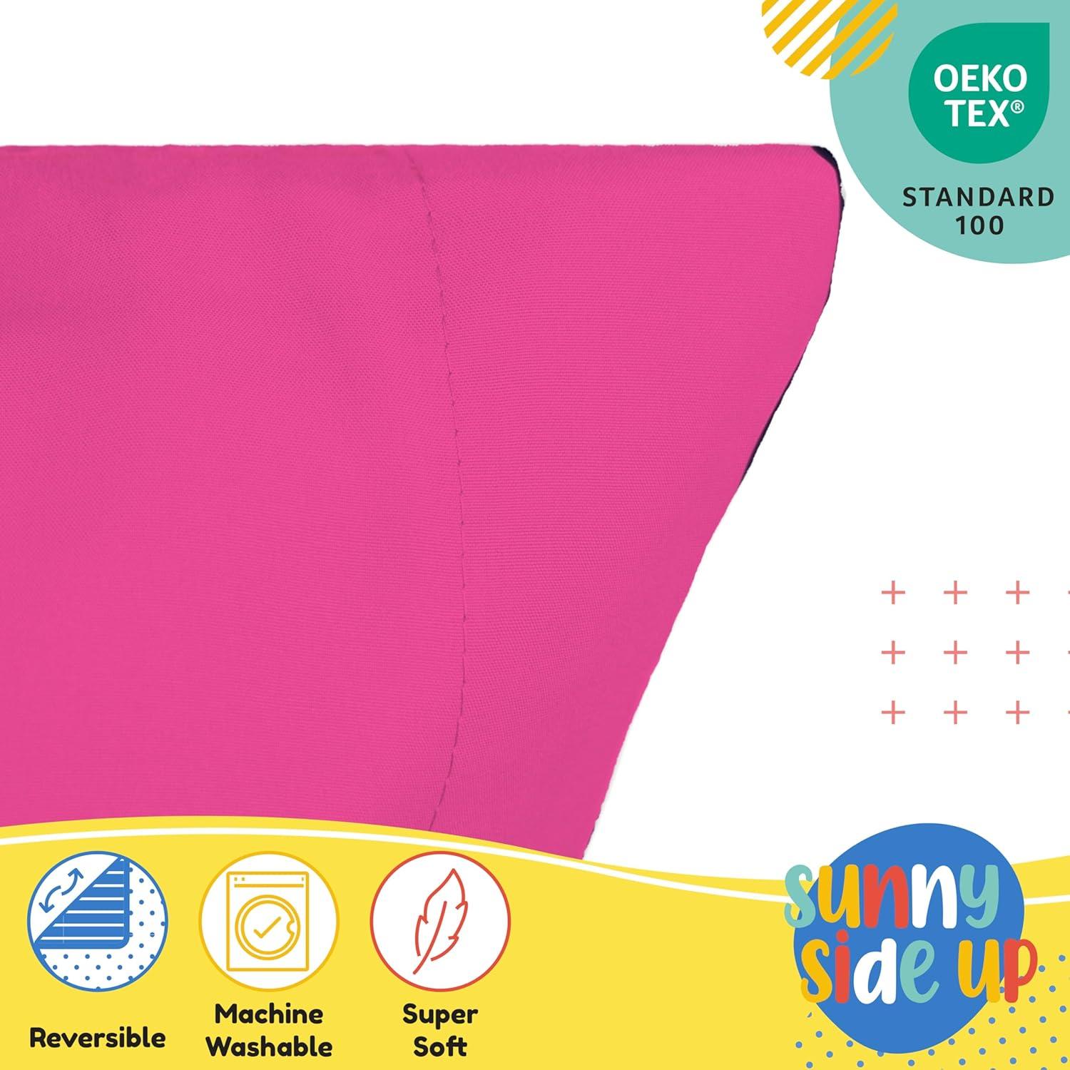 Kids Pink Minnie Mouse Reversible Microfiber Pillowcases Set