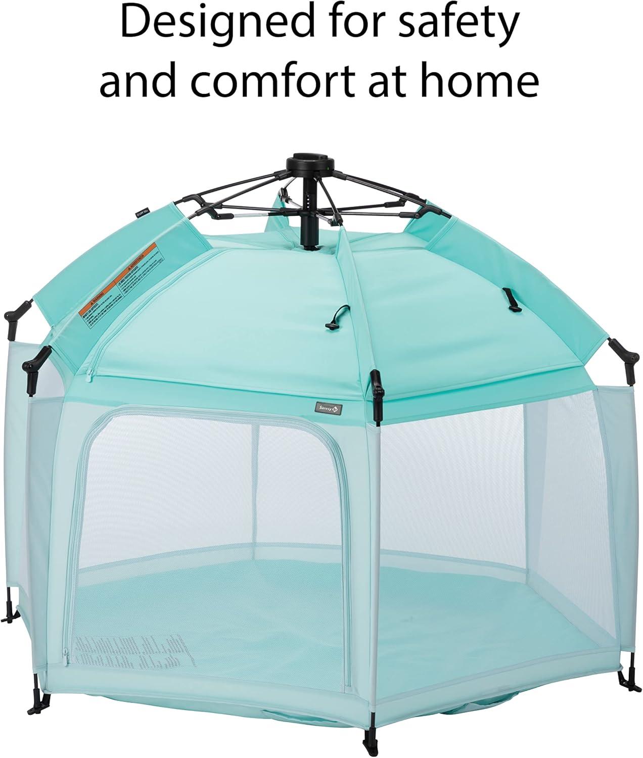 Safety 1st InstaPop Safety 1st 56.7'' W x 49.2'' D Indoor / Outdoor Plastic Pop-Up Play Tent