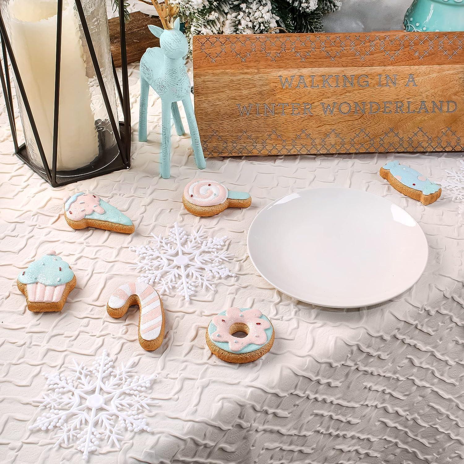 6-Piece Gingerbread Cookie Table Ornaments - National Tree Company