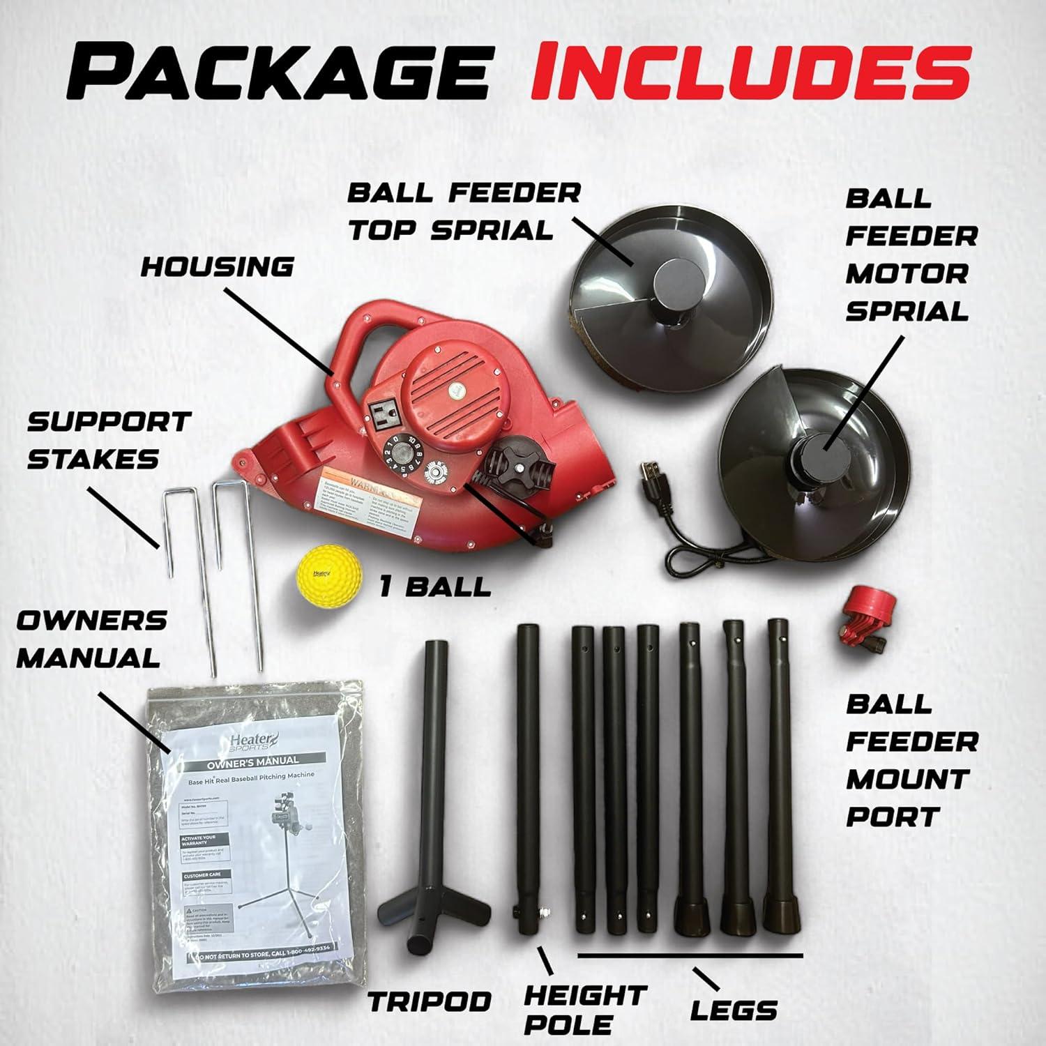 Trend Sports Base Hit Real Pitching Machine