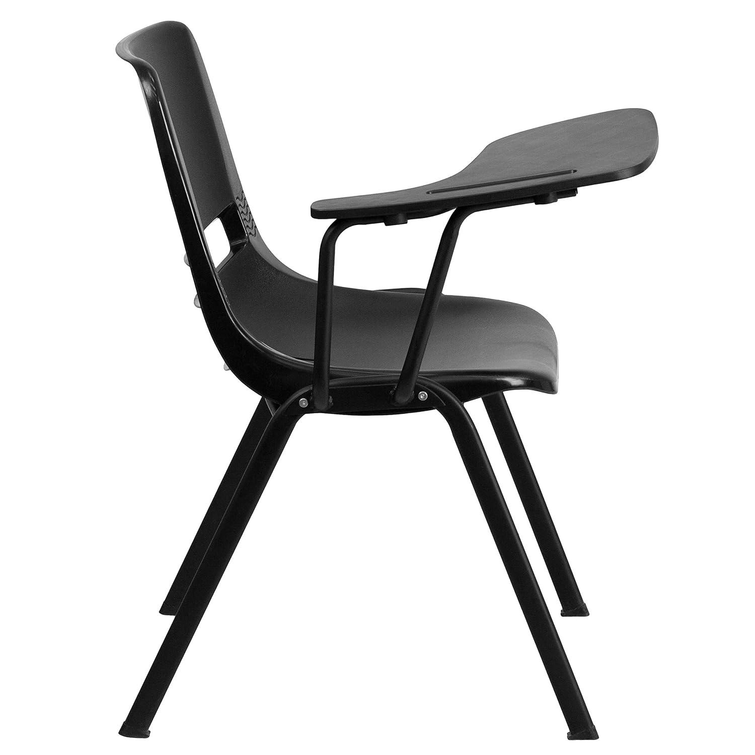 Westley Ergonomic Shell Chair with Right Handed Flip-Up Tablet Arm