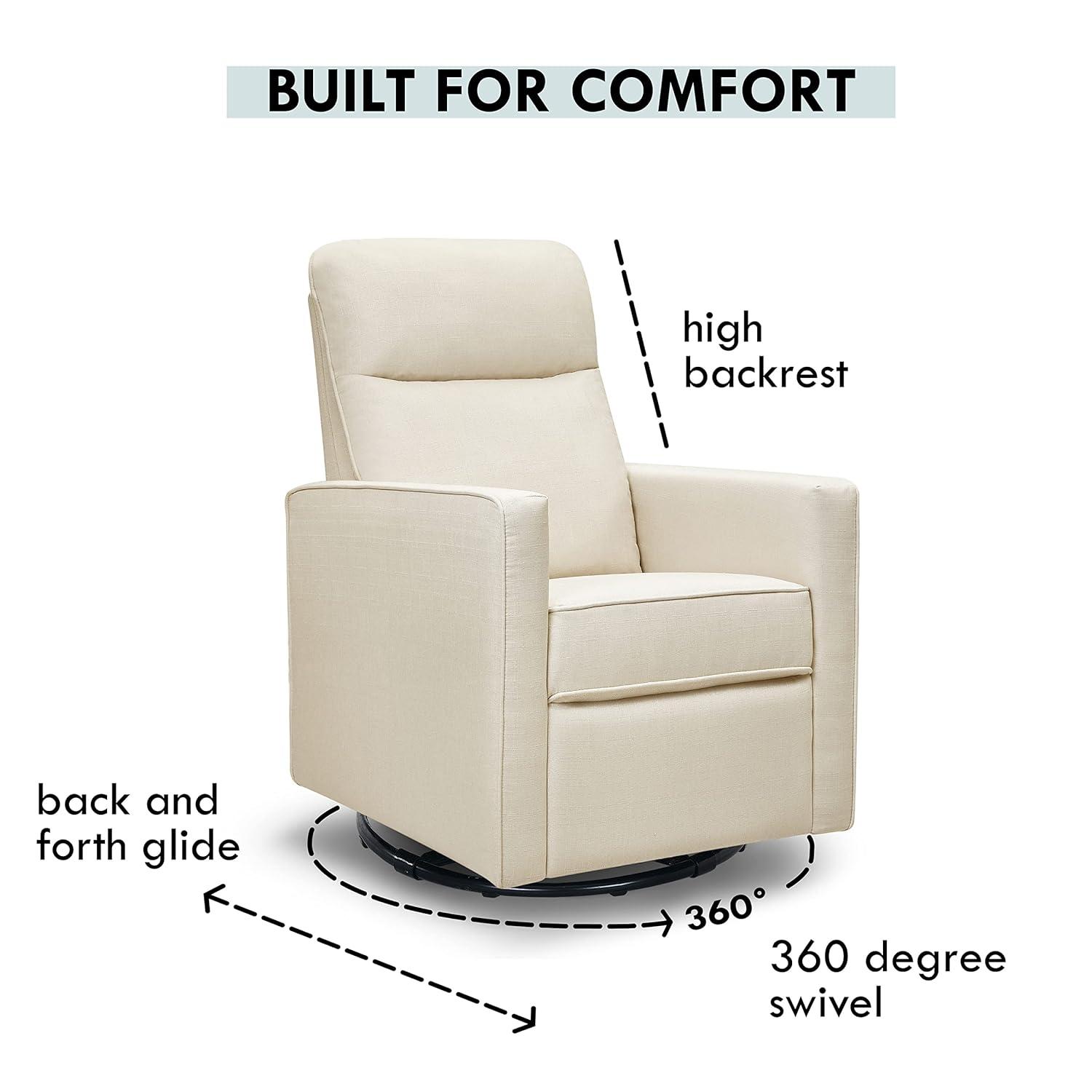 Gabby Pillowback Swivel Glider