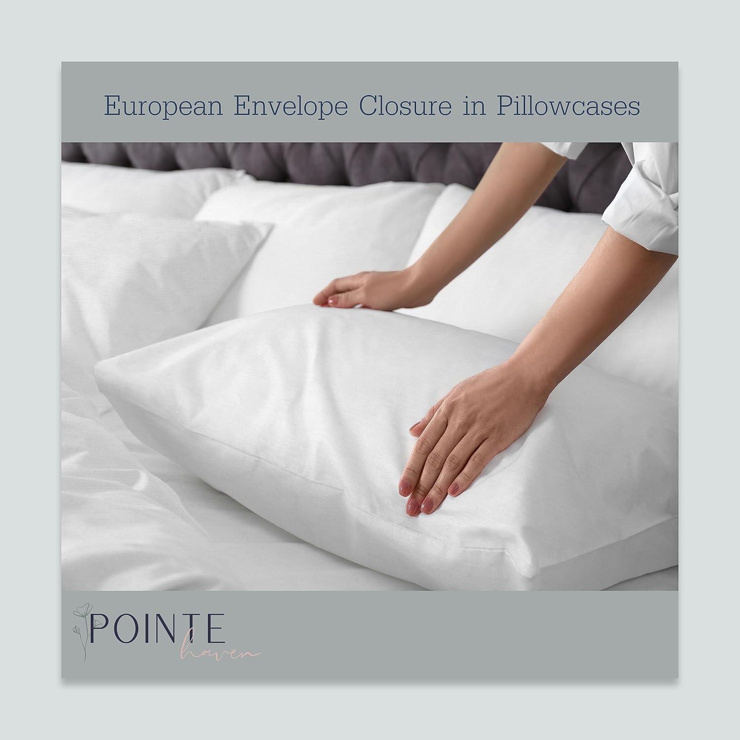 Pointehaven Heavy Weight 100% Cotton Printed or Solid 170 GSM Flannel Sheet Set