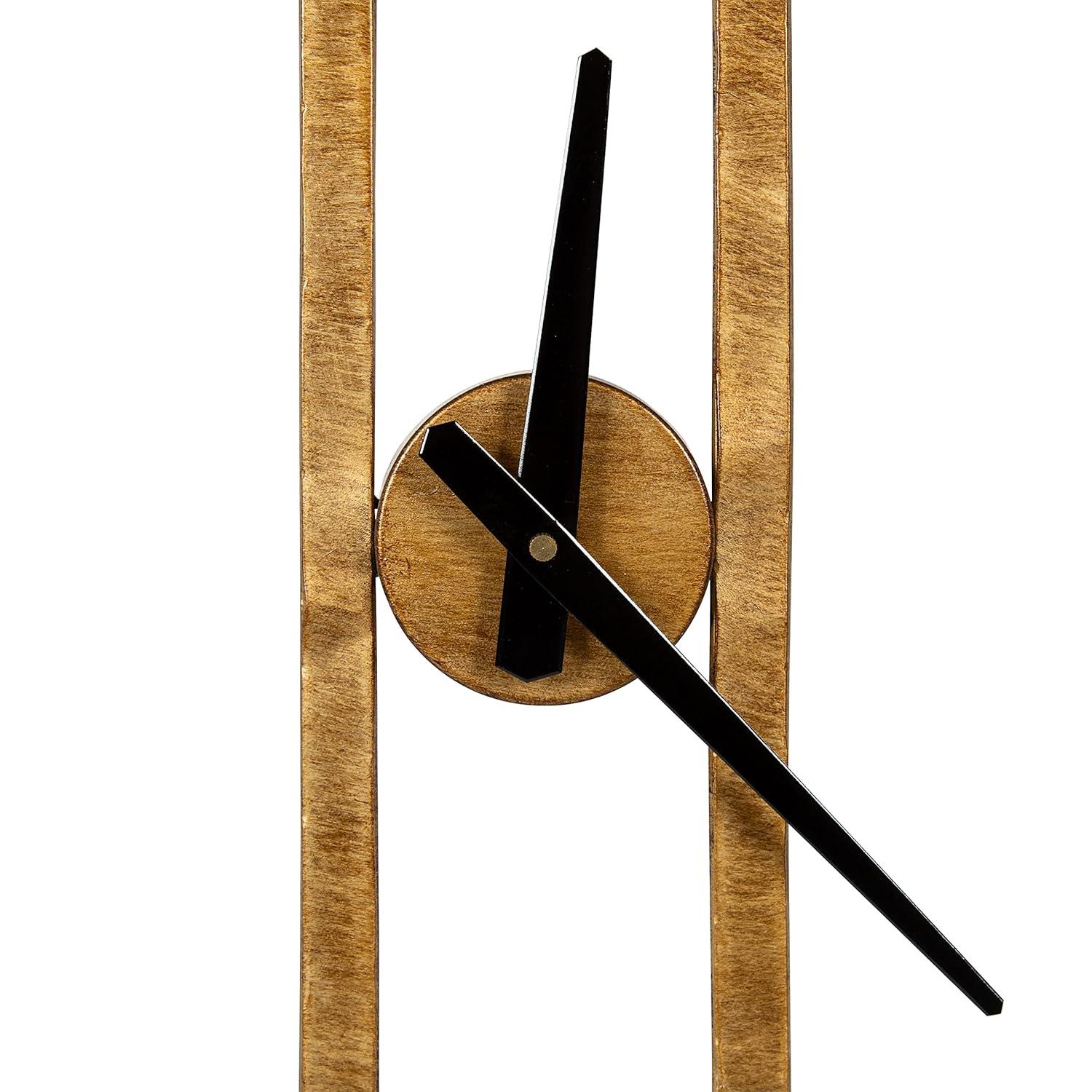 Kate & Laurel All Things Decor 22"x22" Urgo Numberless Metal Wall Clock Gold: Modern, Round, Indoor Decorative Clock