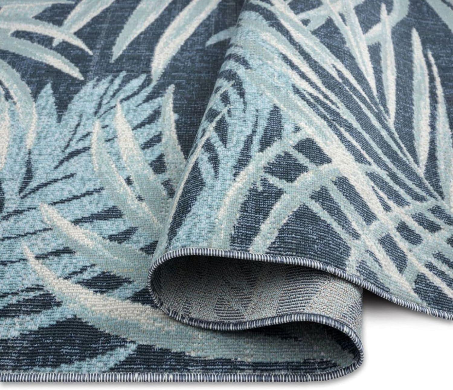 Tommy Bahama Malibu Palm Springs Coastal Indoor/Outdoor Area Rug, Blue/Navy
