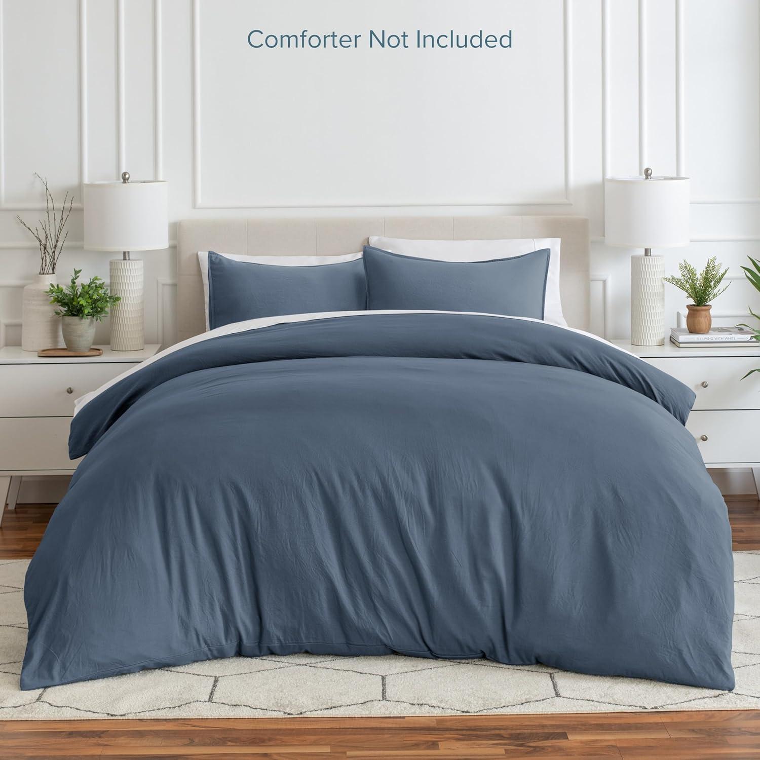 Washed Microfiber Duvet Cover Set
