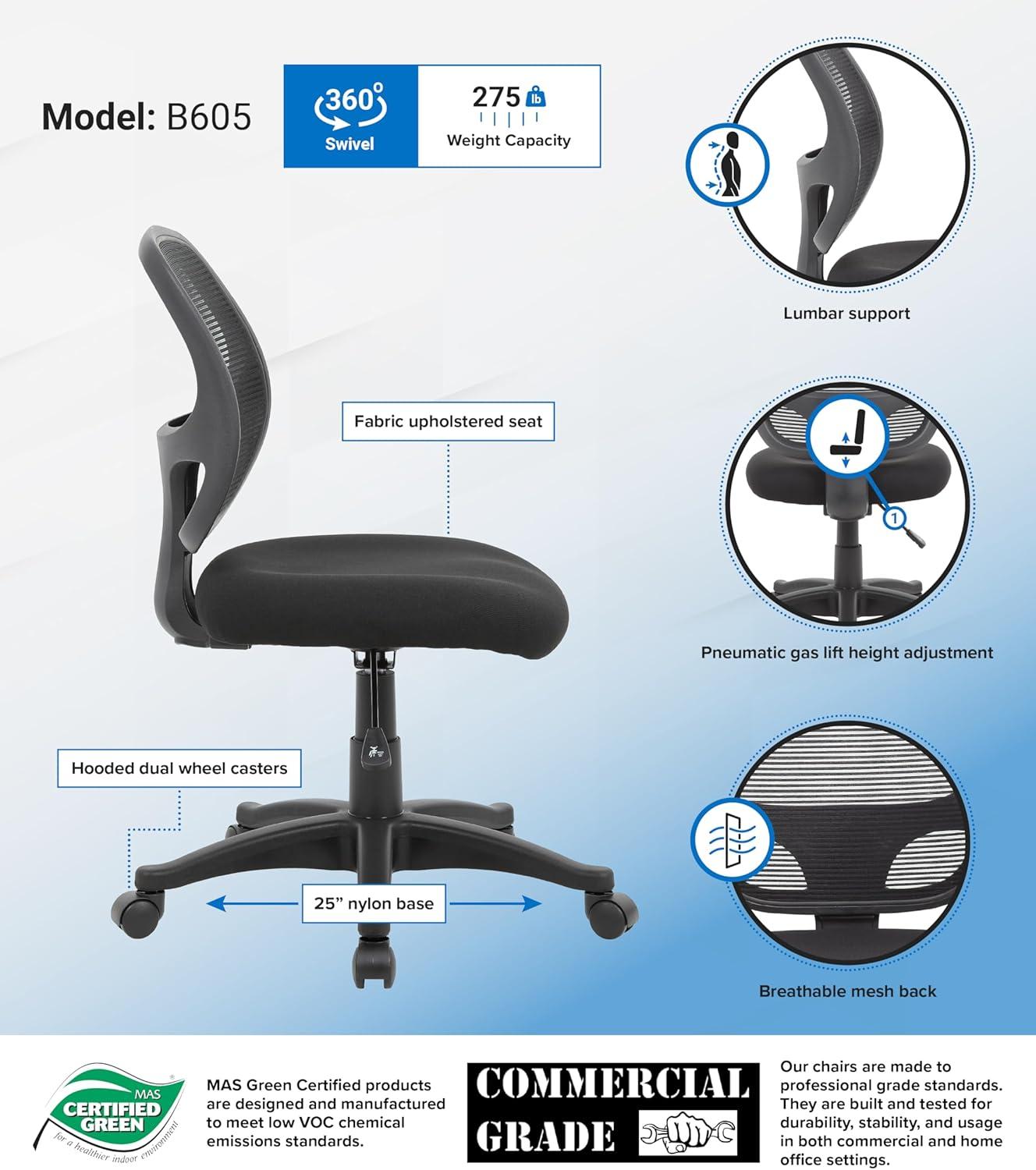 Boss Office Products Vinyl Task Chair
