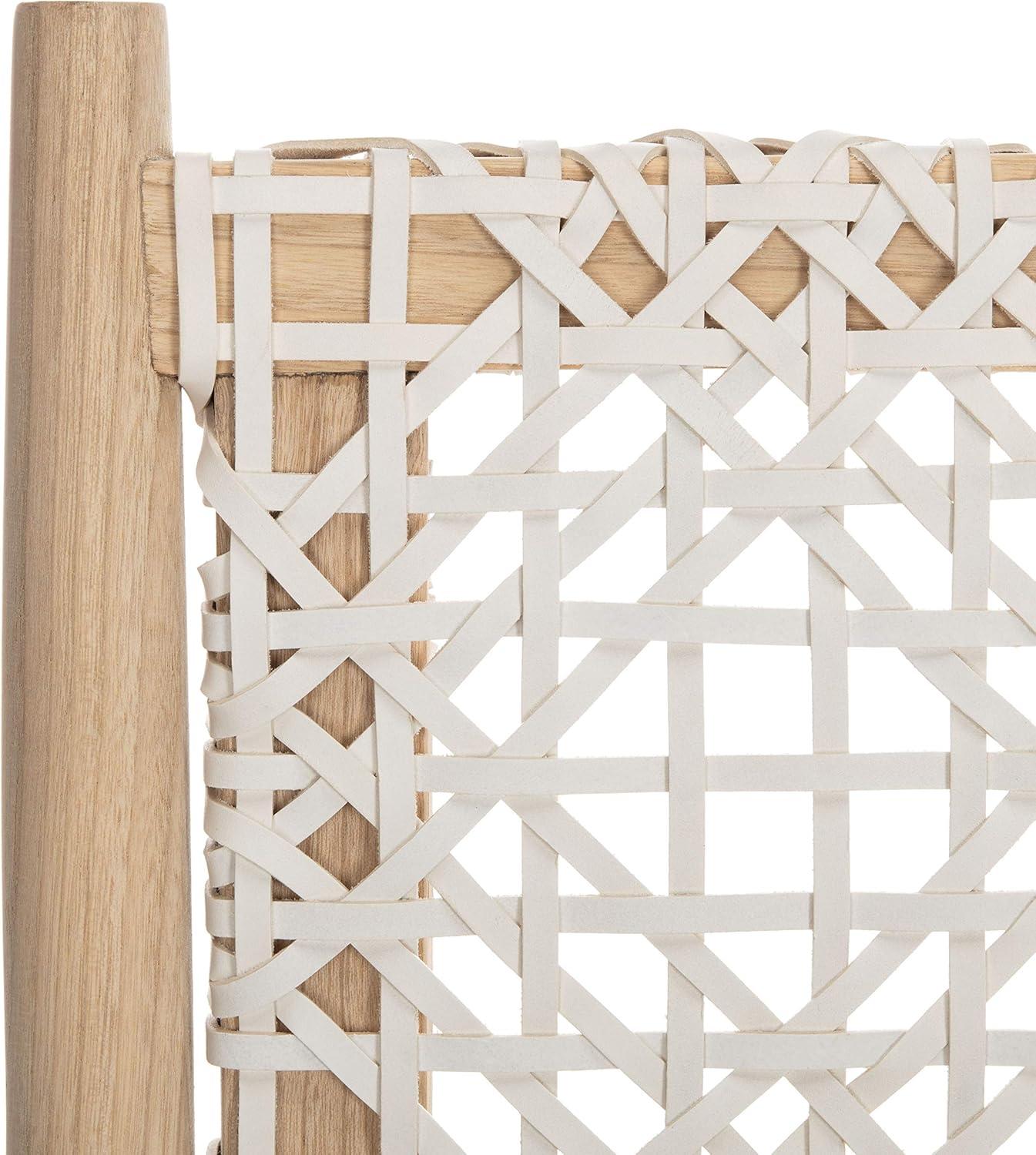 Bandelier Accent Chair - ACH1000 - Light Natural/White - Safavieh