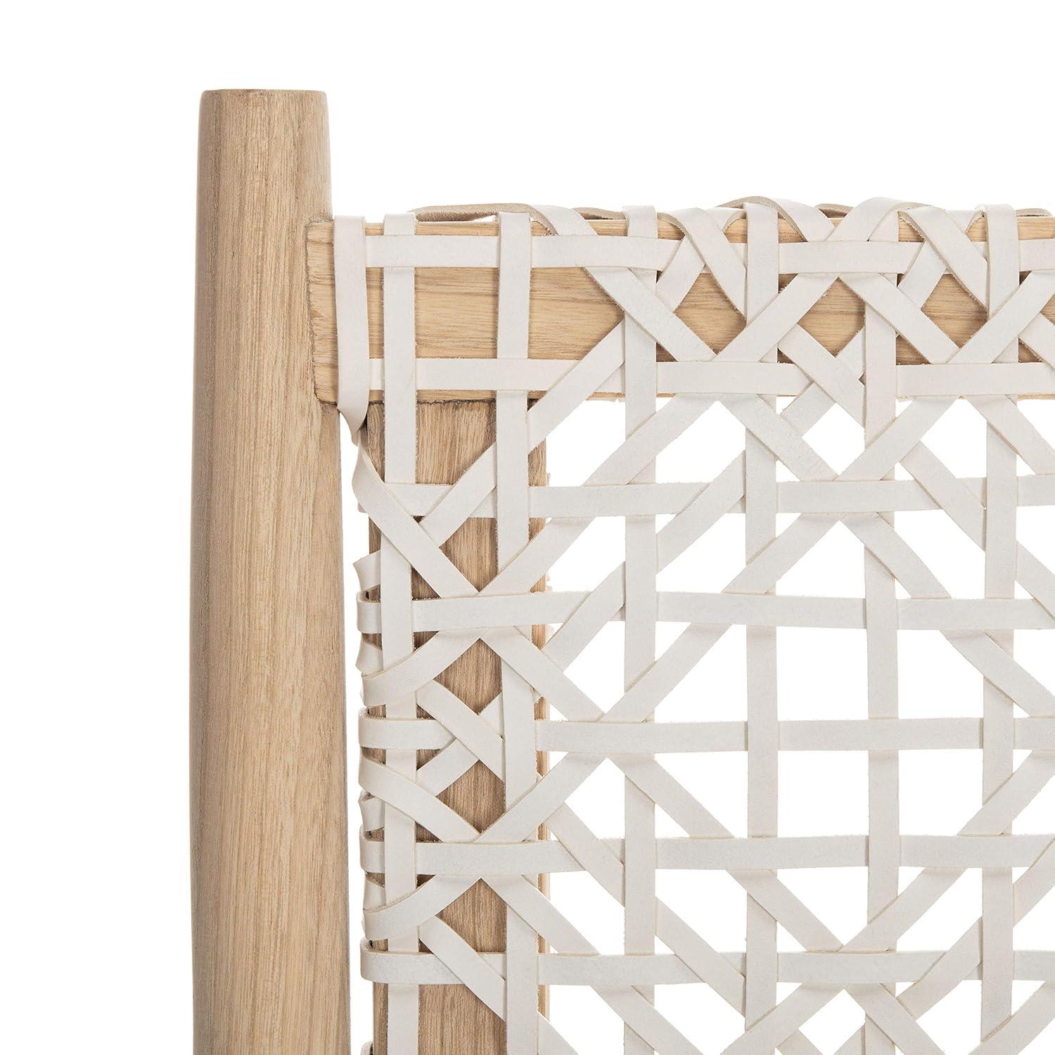 Bandelier Accent Chair - ACH1000 - Light Natural/White - Safavieh