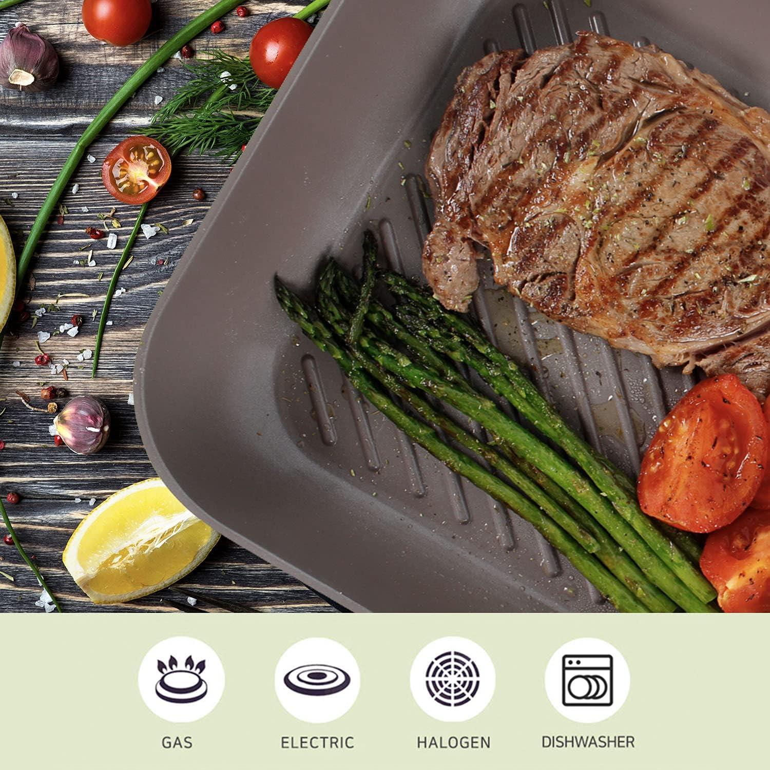 Neoflam Eela 11" Non-Stick Square Grill Pan