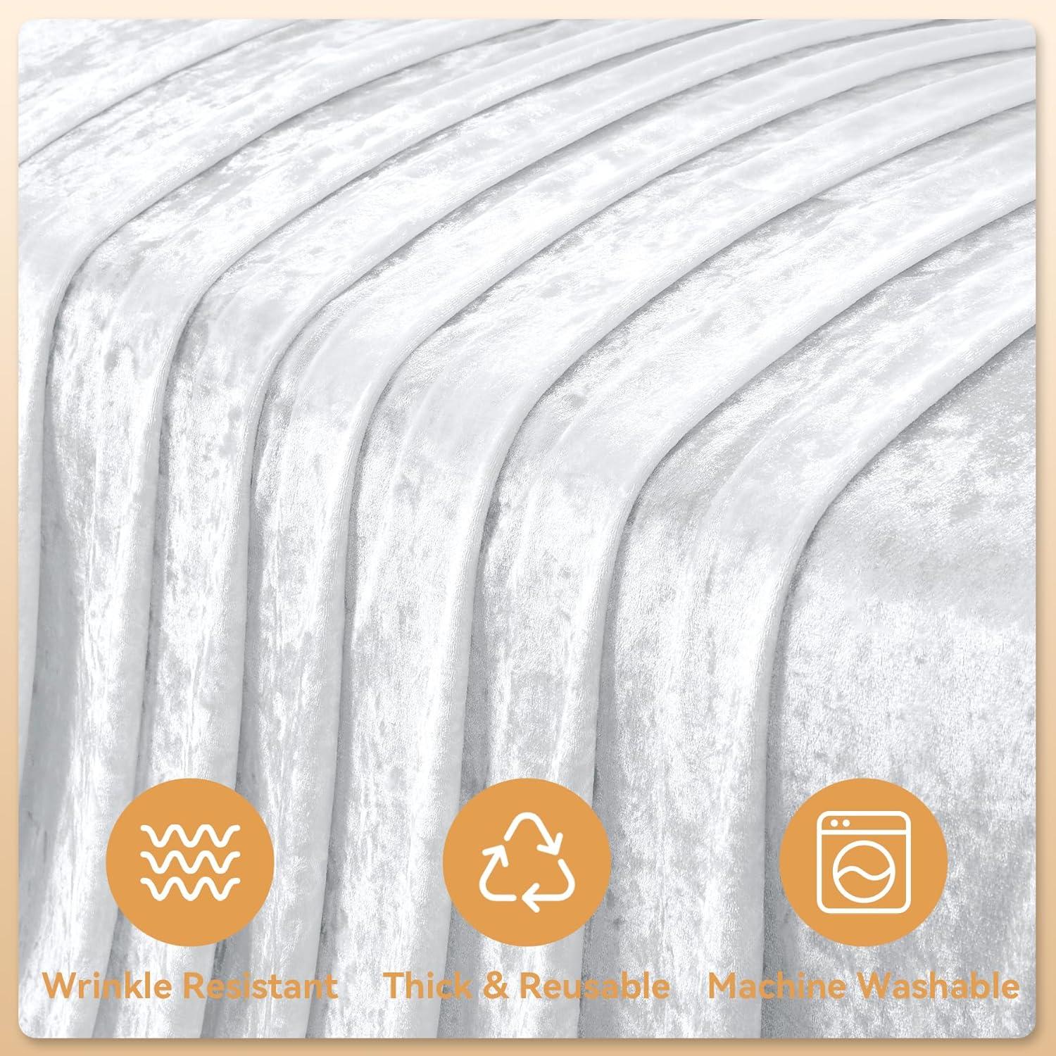 10x10ft White Backdrop Curtain for Parties Wrinkle Free Wedding Baby Curtain Backdrops for Birthday Party