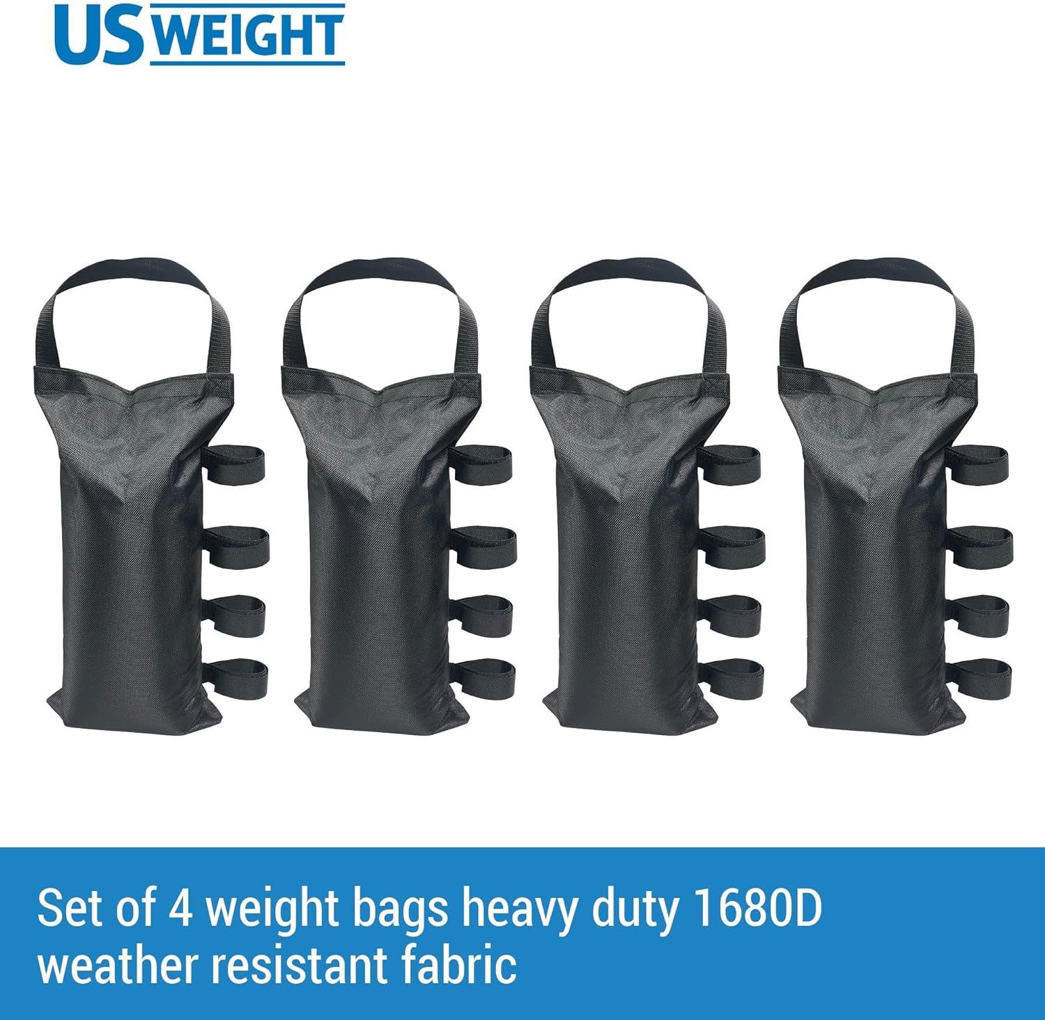 US Weight Economy Fillable Canopy Weight Bags (4-Pack)