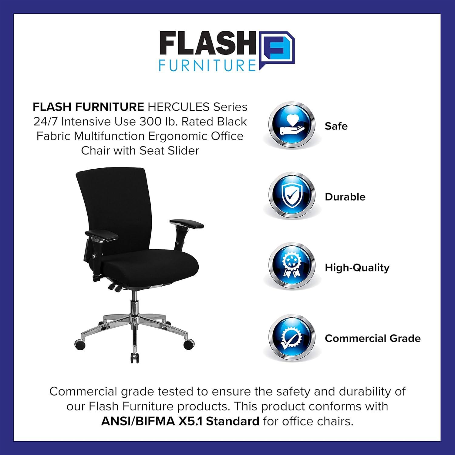 Flash Furniture Miguel 24/7 Intensive Use Executive Swivel Ergonomic Office Chair | Wayfair