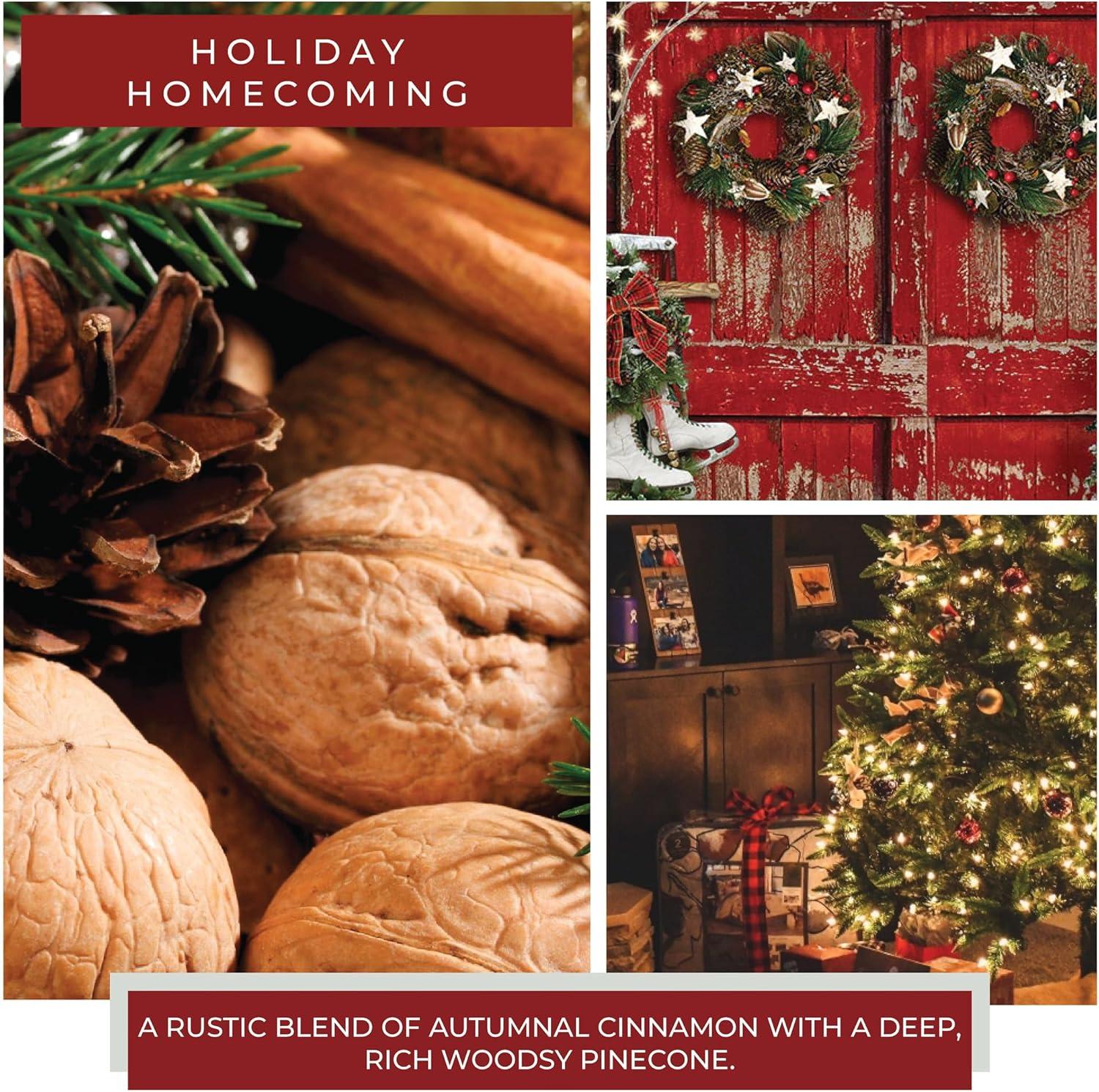 A Cheerful Candle LLC Holiday Homecoming Scented Jar Candle