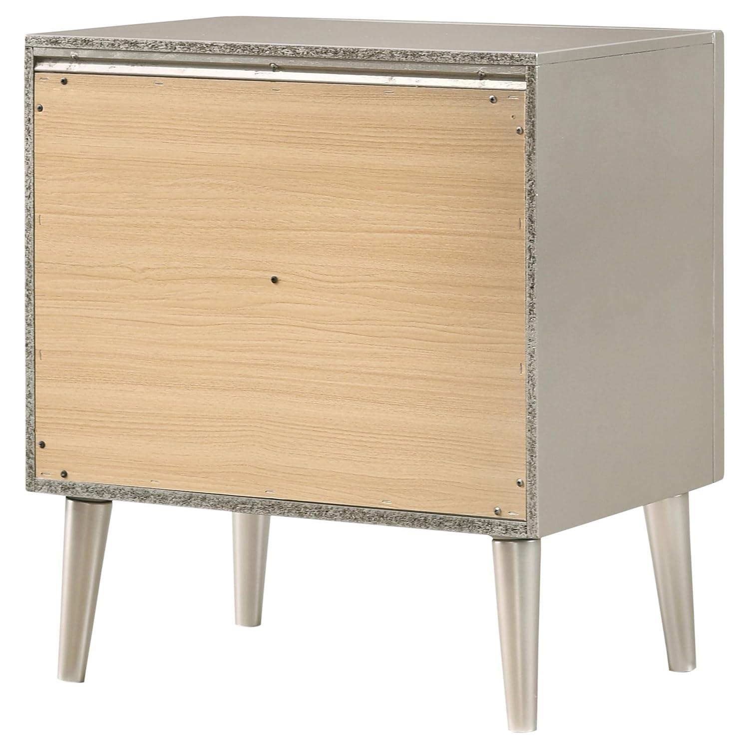 Coaster Company Metallic Sterling 2-Drawer, 23.4 inch