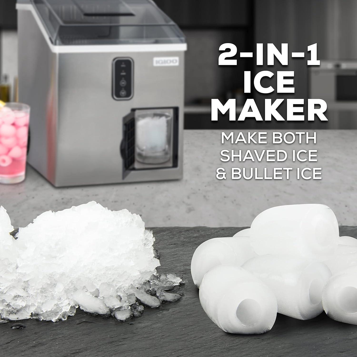 Igloo 44 lb Ice Maker and Dispensing Ice Shaver