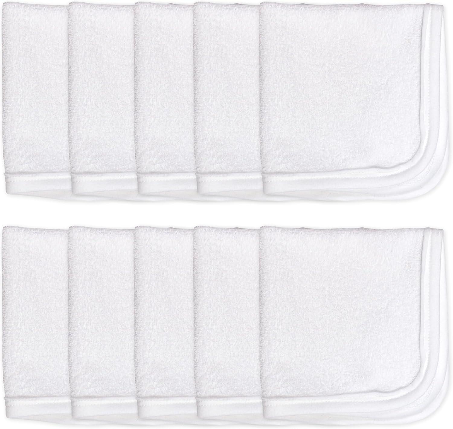 Honest Baby Clothing Baby Boy or Girl Gender Neutral Organic Cotton Washcloth Gift Set, 10 Pack (One Size)