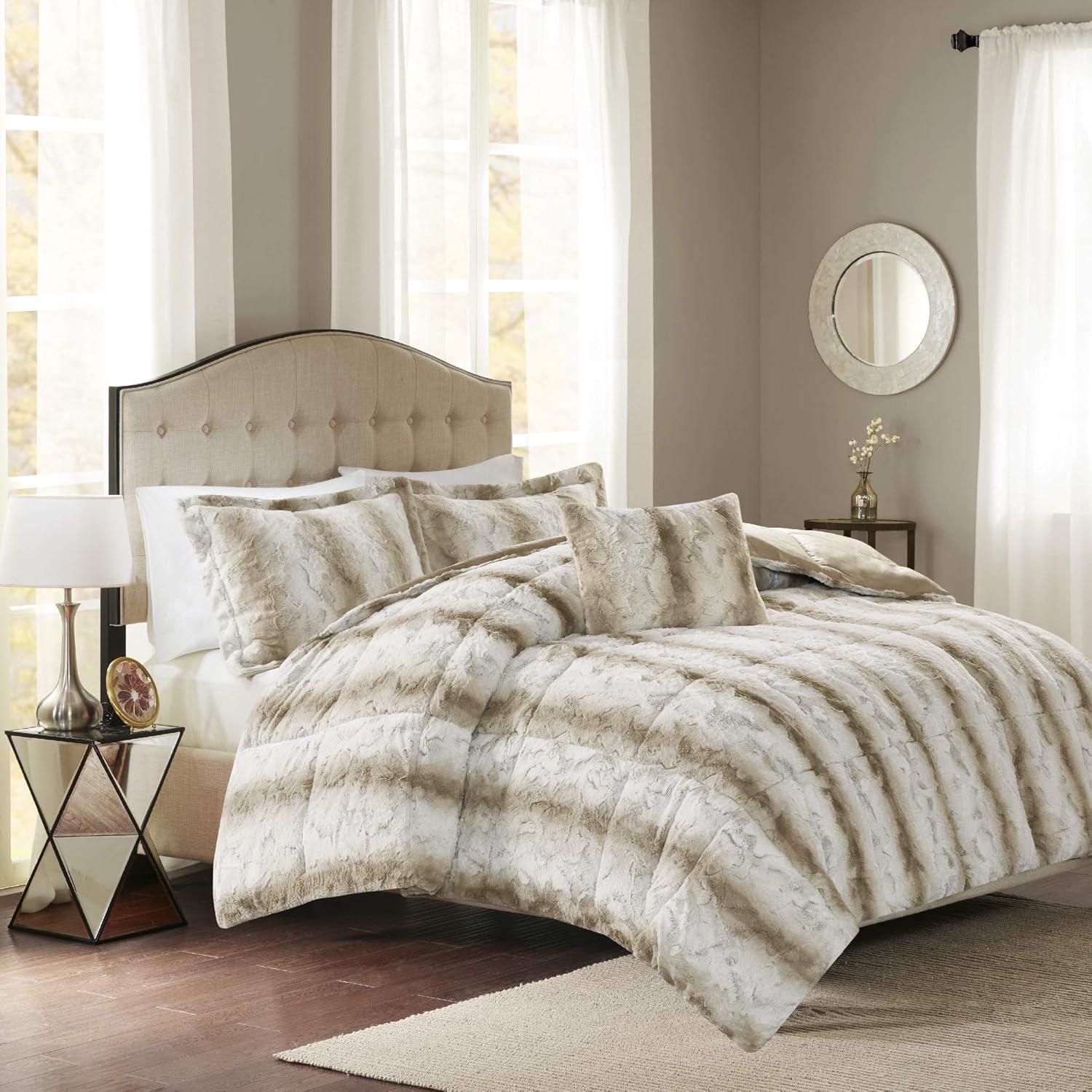 Zuri Faux Fur Comforter Set