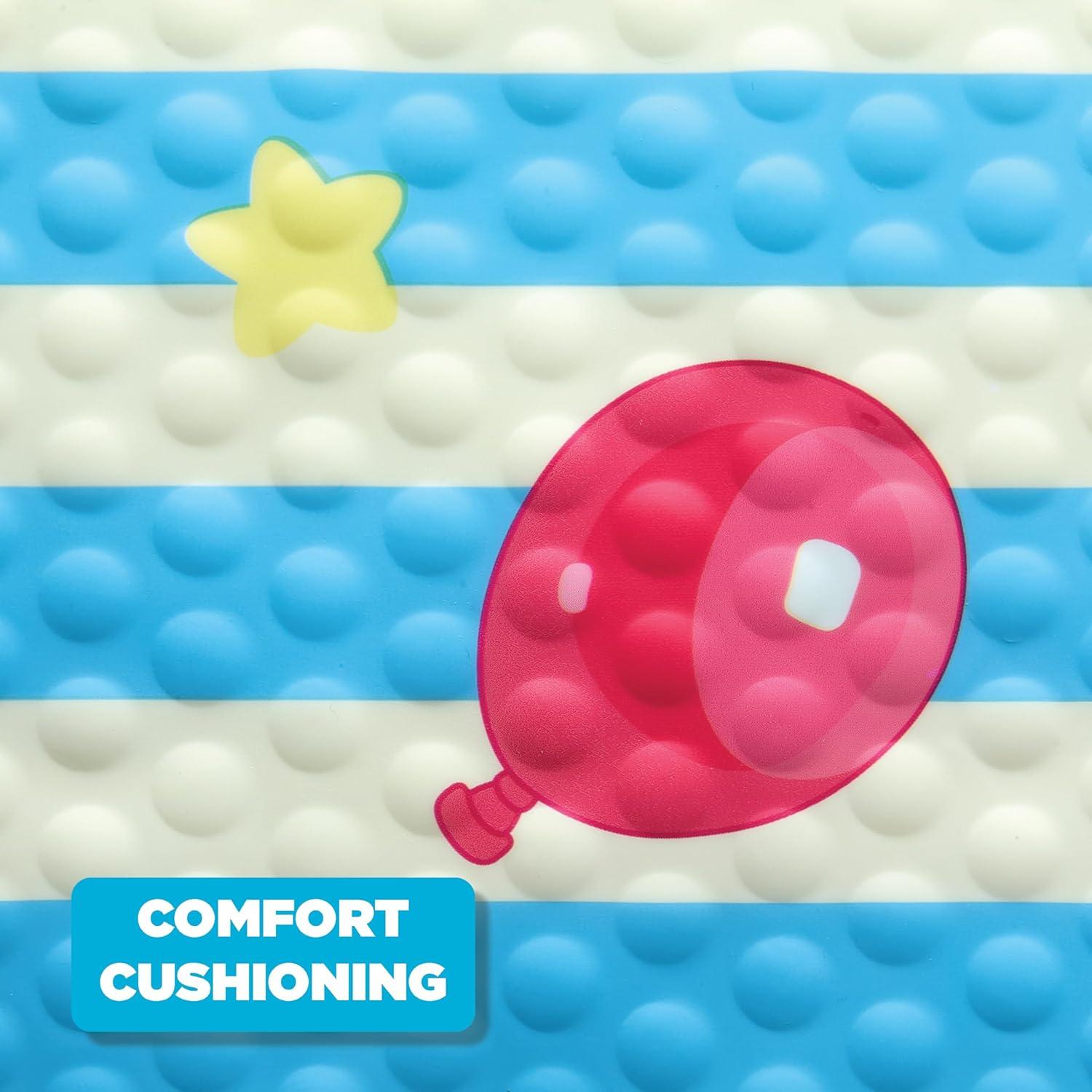 Bluey Non-Slip Vinyl Bath Mat for Kids with Suction Cups