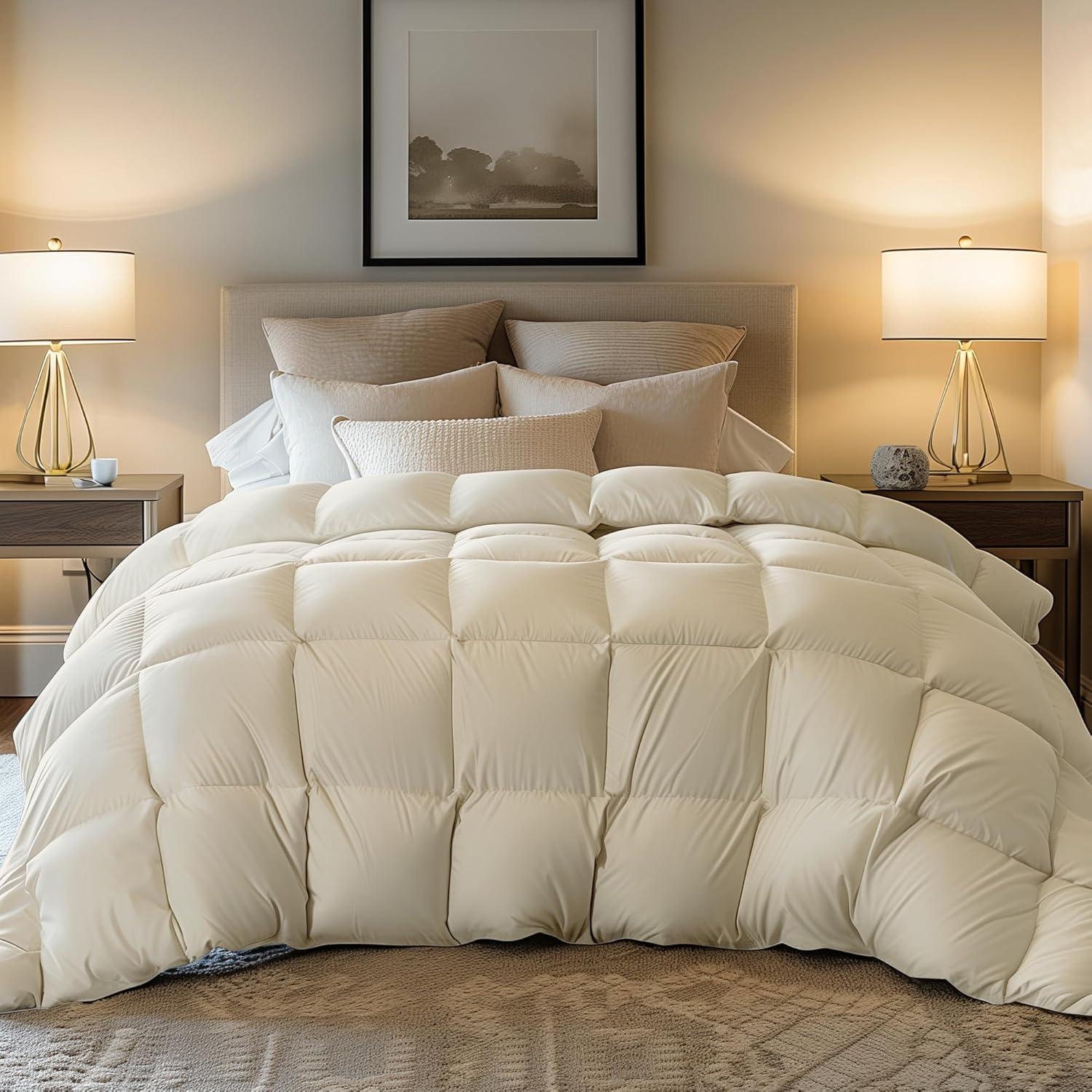 Peace Nest Heavyweight Kintzel Down Fibre Duvet 1 Inch Gusset & Reviews | Wayfair