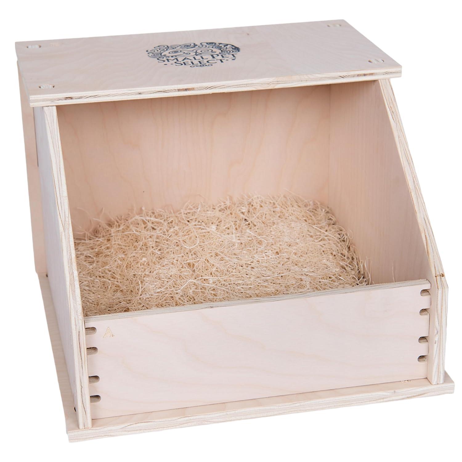 Small Pet Select - Chicken Nesting Box, 15x15x11, for Hens Laying Eggs, Wooden, Chicken Coop Nest Box,