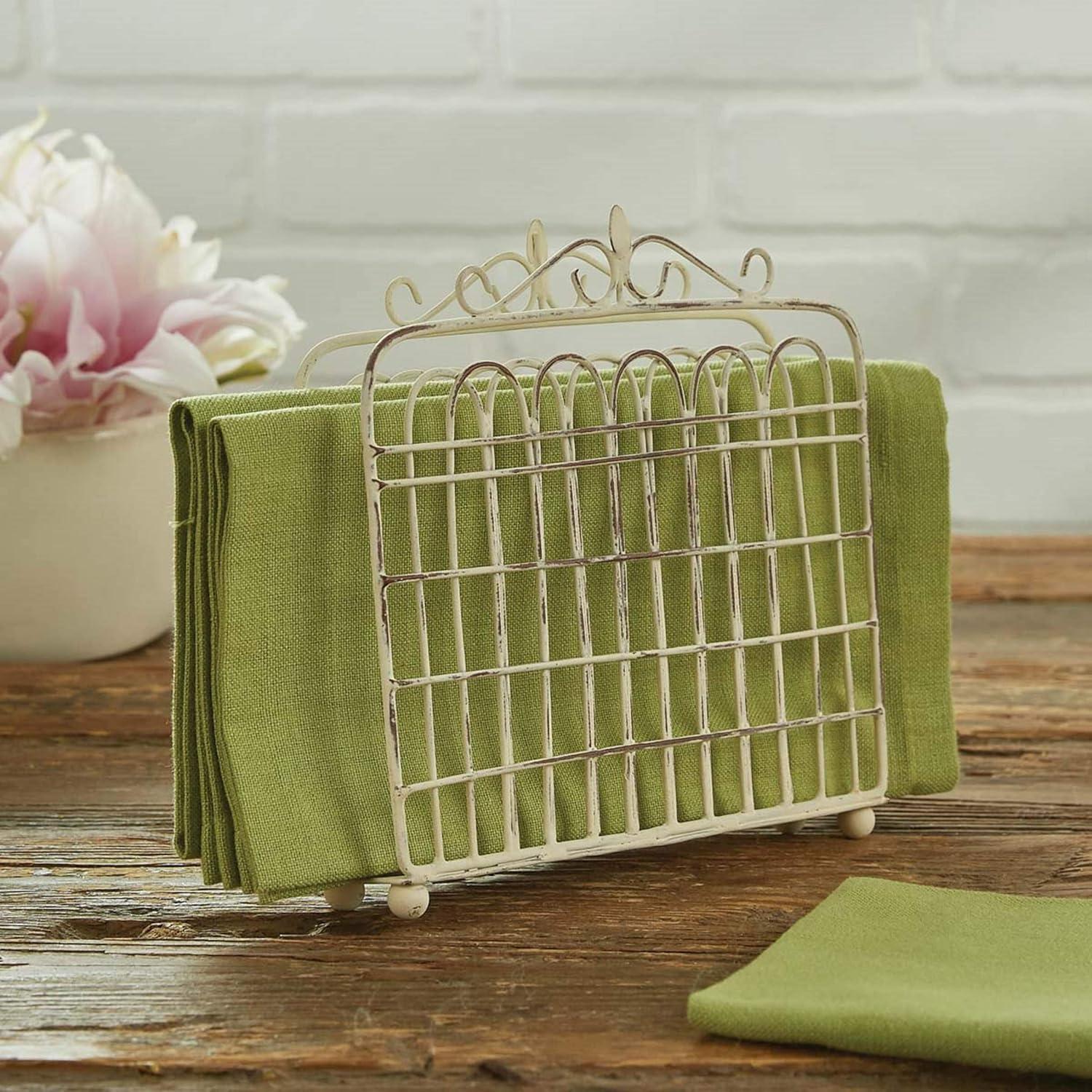 Park Designs Garden Gate Napkin Holder - Cream