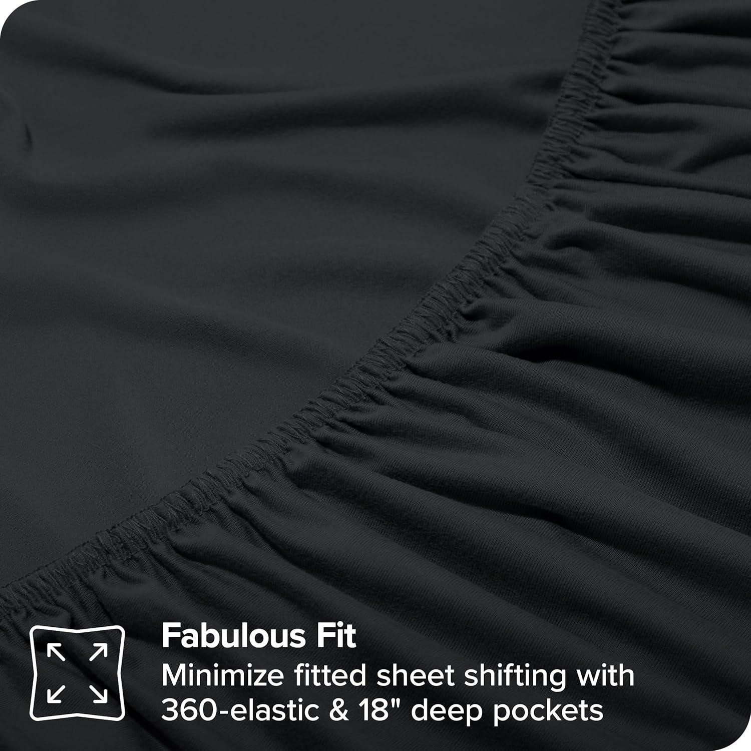 Bare Home Microfiber Stretch Sheet Set