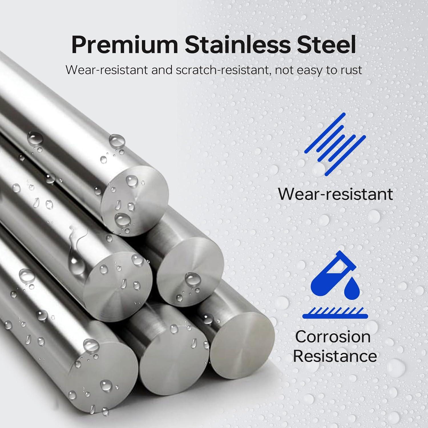 WoodBridge 56-60X62" Double Sliding Tub Door with 3/8" Thickened Upgrade Tempered Glass | Stainless Steel Hardware | Safe, Explosion-Resistant, Clear & Stylish, Sturdy & Durable  SDD6062-B