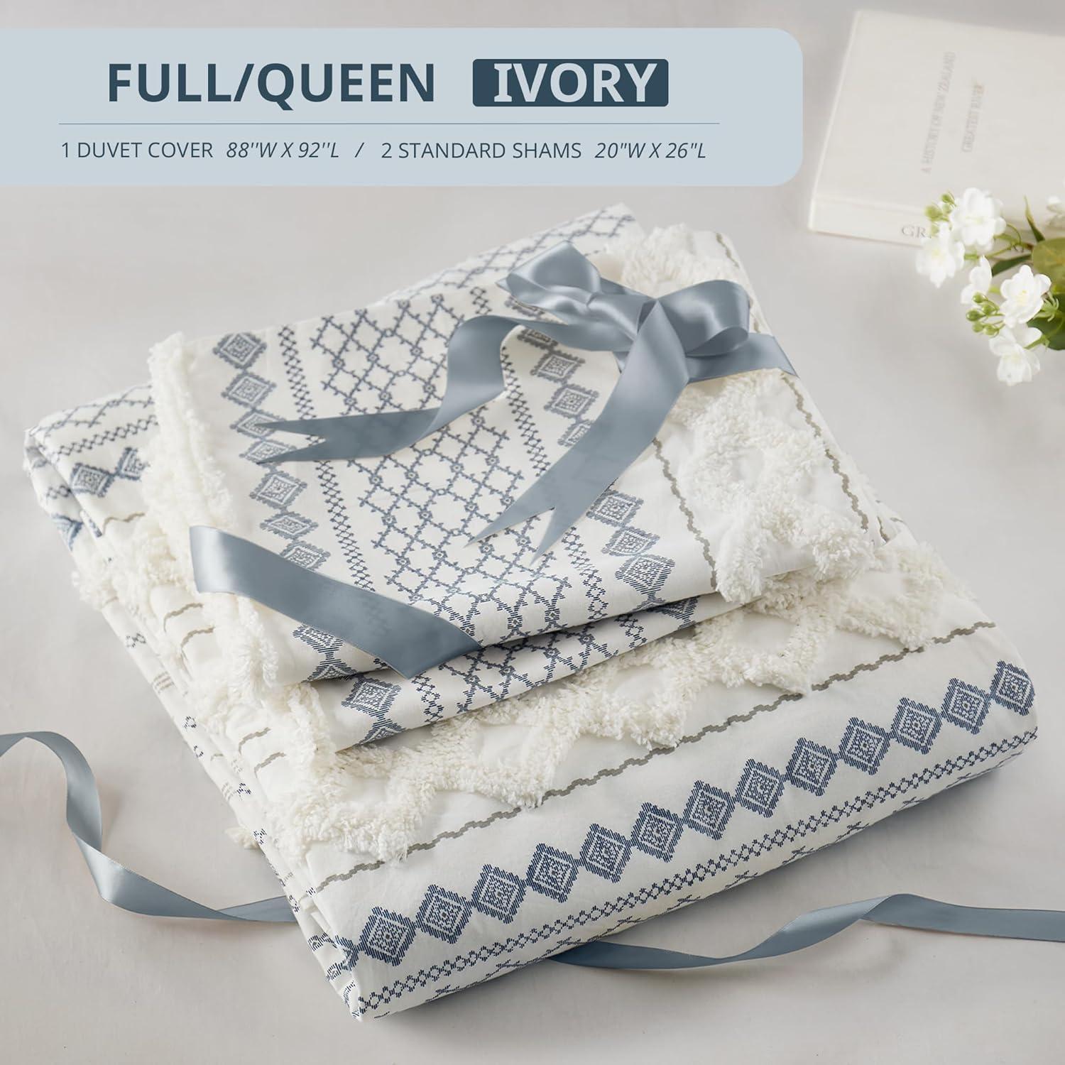 INK+IVY Imani Cotton Printed Duvet Cover Set