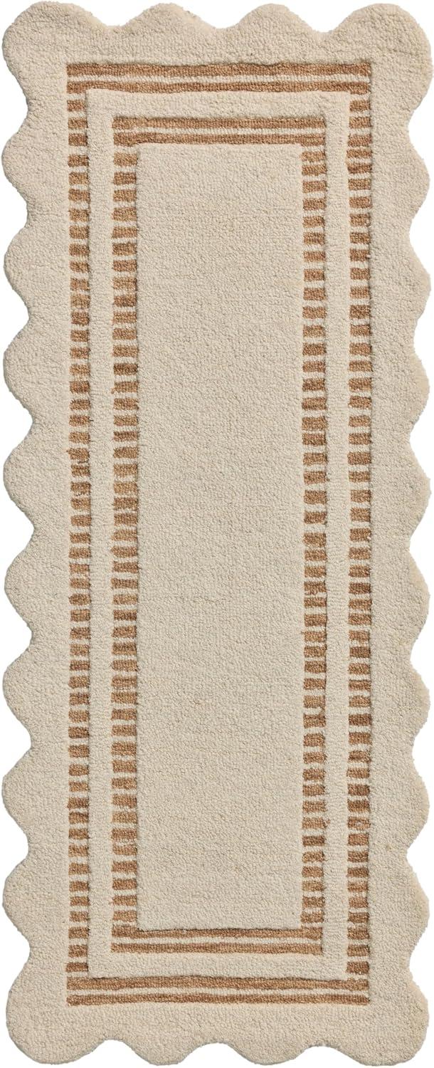 Chris Loves Julia x Loloi Scottie Ivory / Rust Area Rug