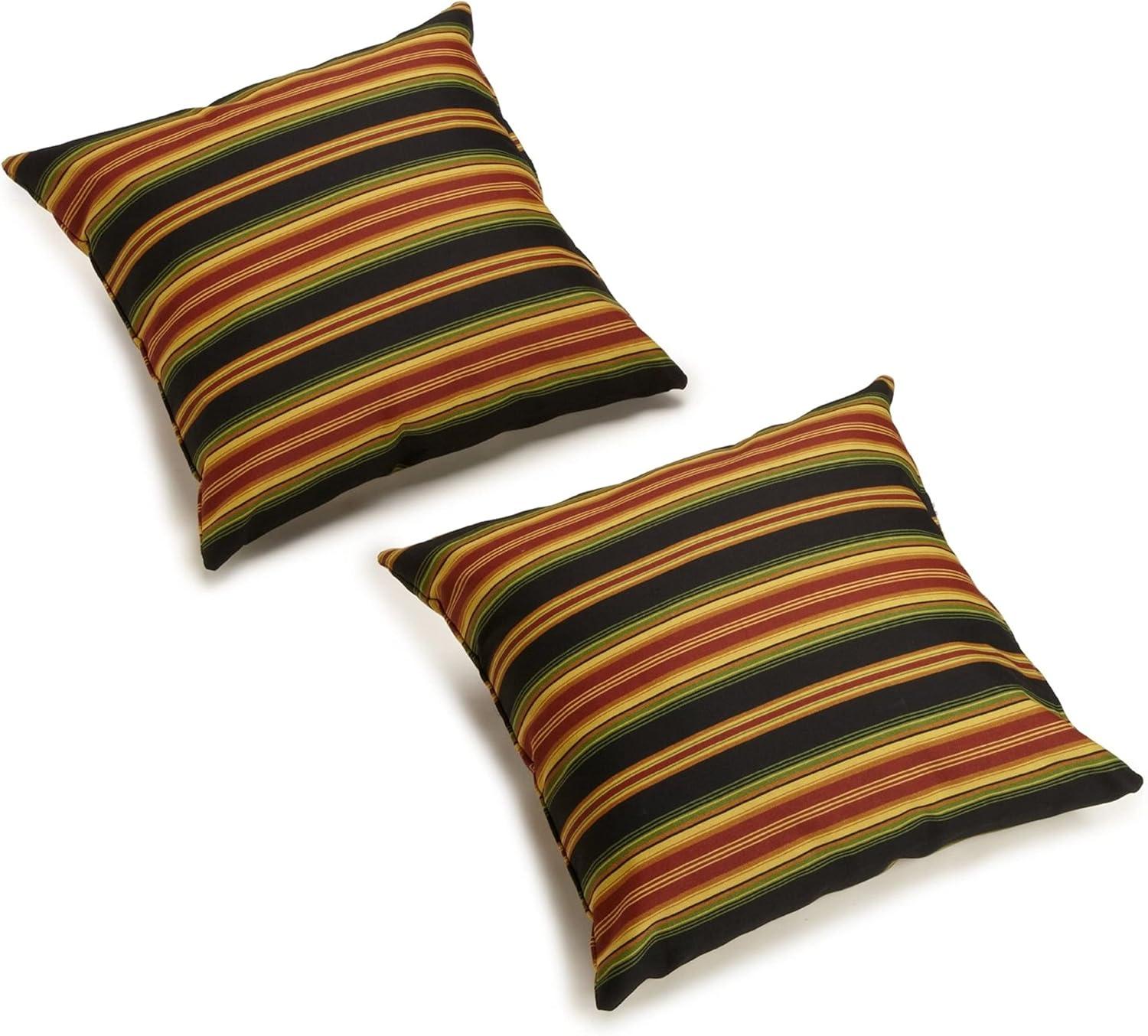 Indoor/Outdoor Reversible Throw Pillow