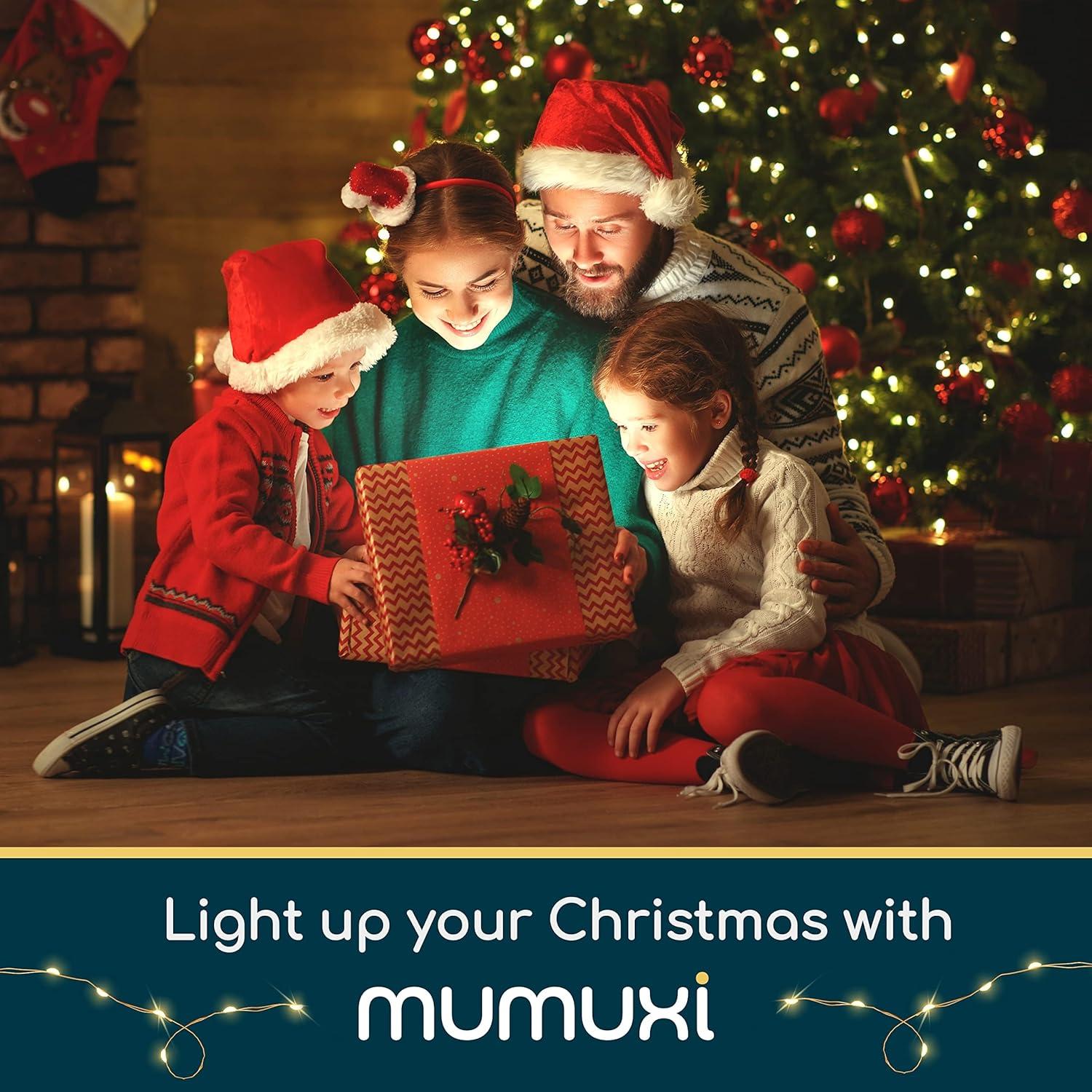 MUMUXI Fairy Lights Battery Operated Pack of 12 Warm White 7.2FT x20 LED String