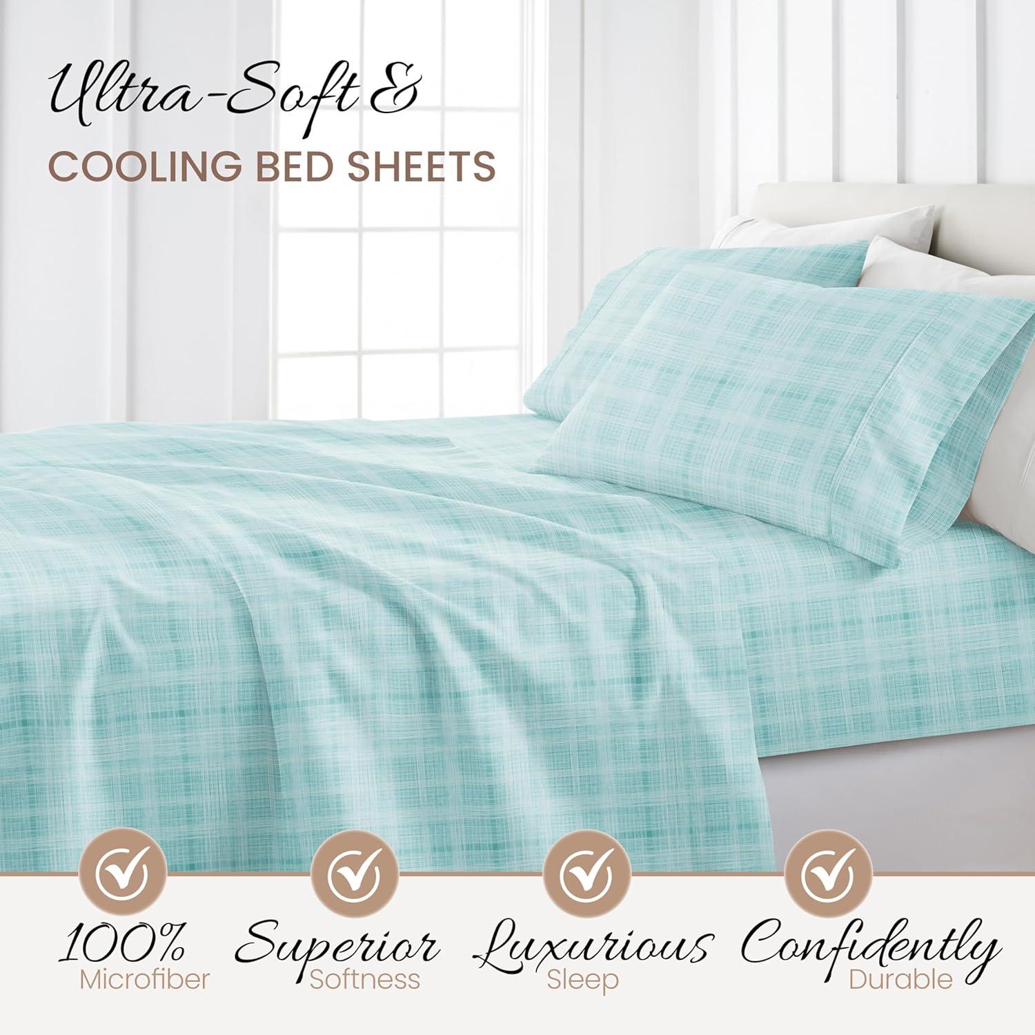 Simply Soft™ Thatch Pattern Microfiber Sheet Set