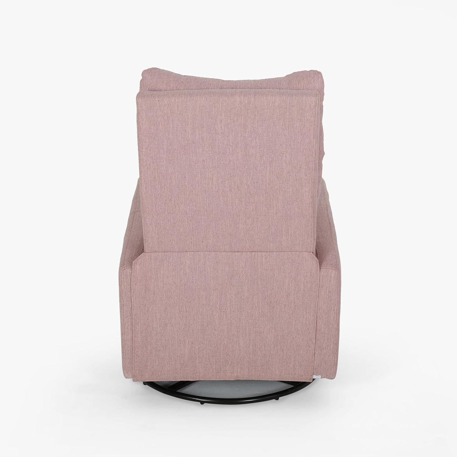 Woodglen Contemporary Glider Swivel Recliner Light Blush - Christopher Knight Home: Nursery-Suitable, Plush Comfort